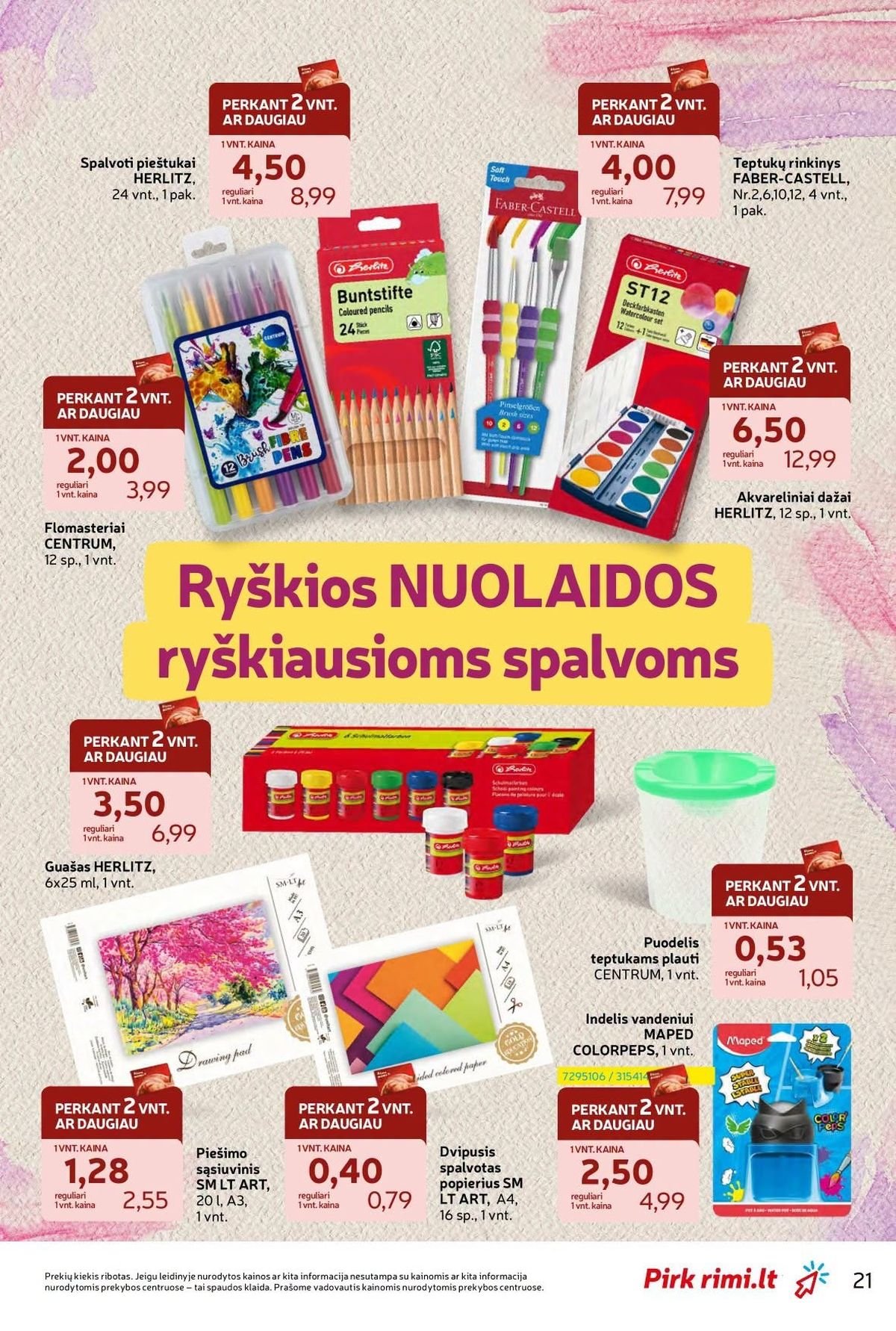 RIMI - Atgal į mokyklą (2026 07 28 - 2026 09 07)