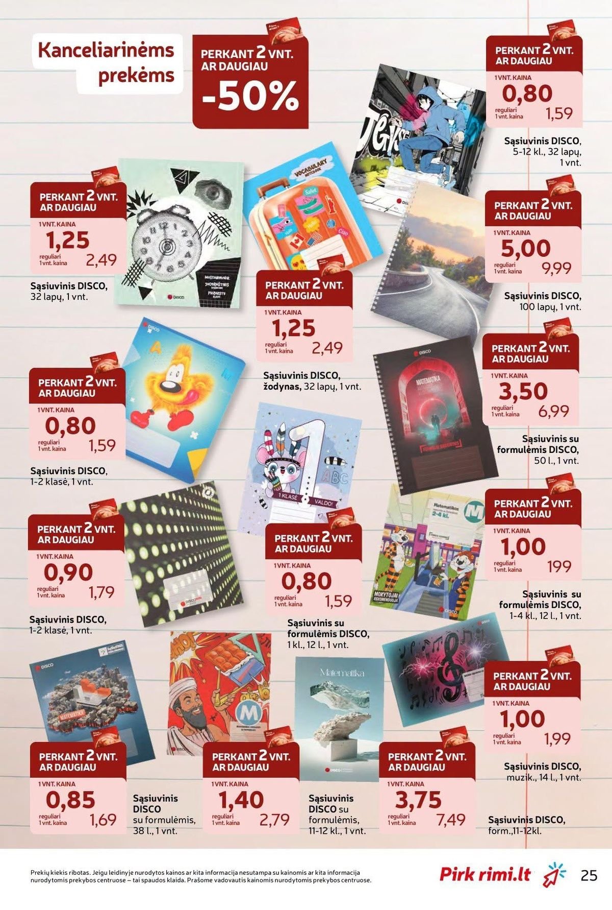 RIMI - Atgal į mokyklą (2026 07 28 - 2026 09 07)