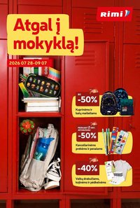 RIMI - Atgal į mokyklą (2026 07 28 - 2026 09 07)