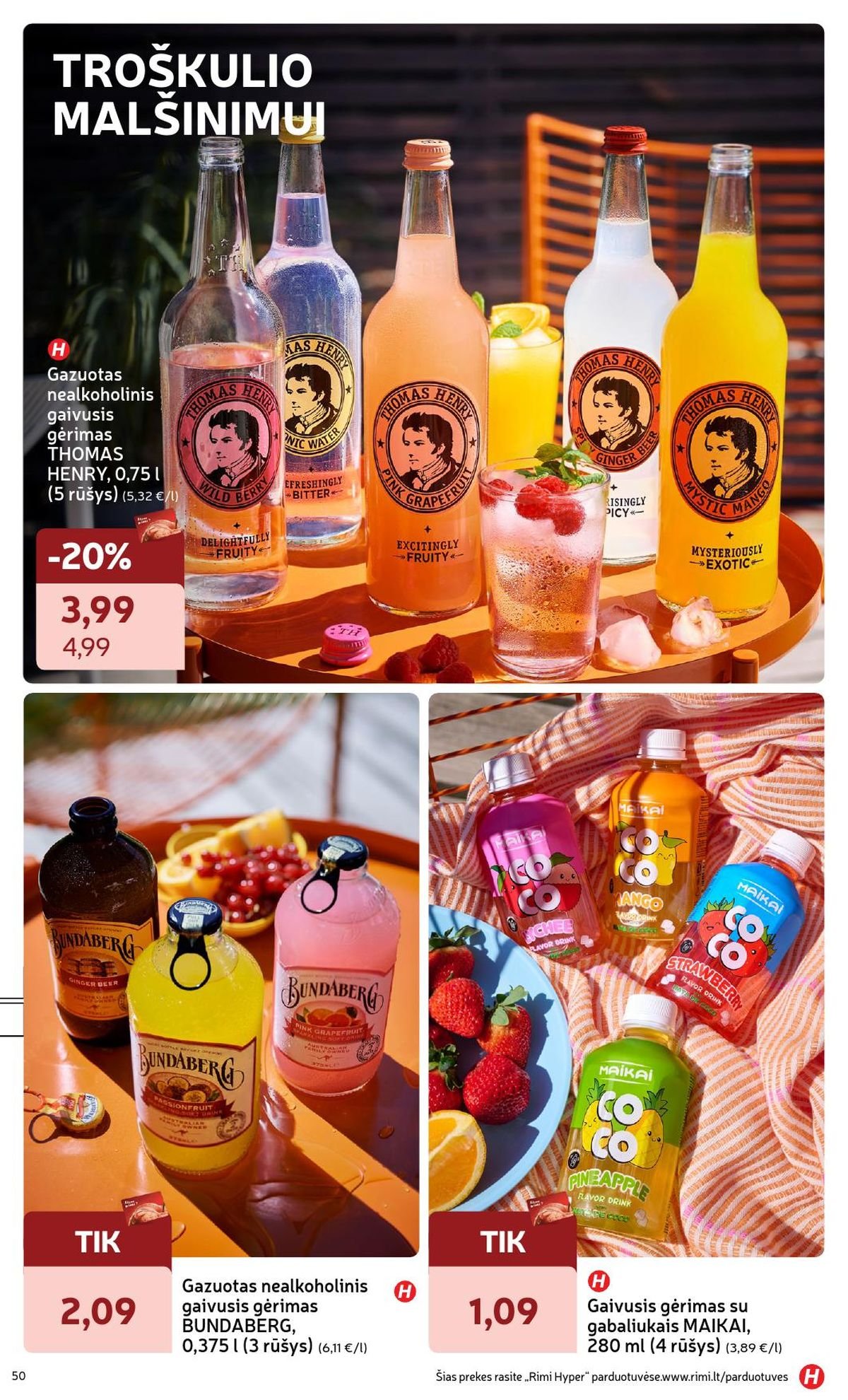 RIMI - Vasaros asortimento katalogas (2026 05 26 - 2026 06 29)