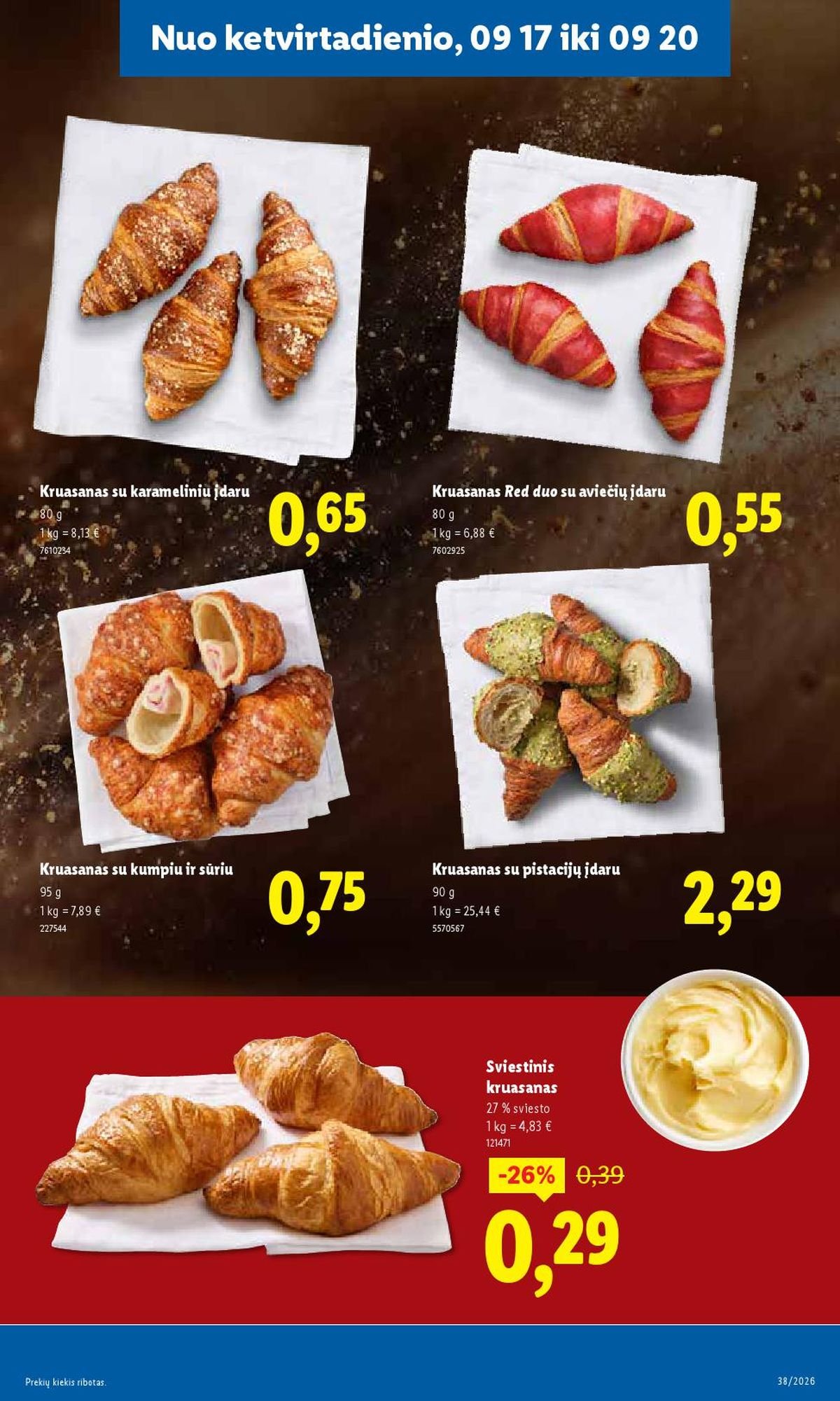 LIDL - Maisto prekių pasiūlymai (2026 09 14 - 2026 09 20)