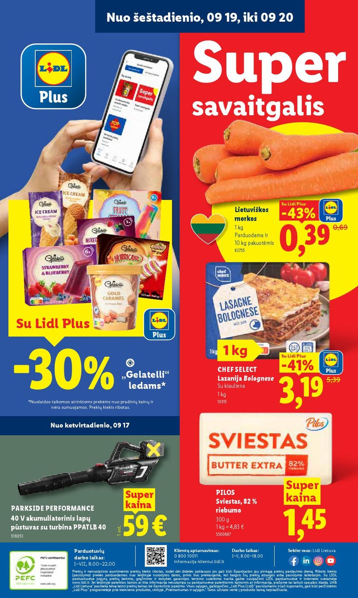 LIDL - Maisto prekių pasiūlymai (2026 09 14 - 2026 09 20)