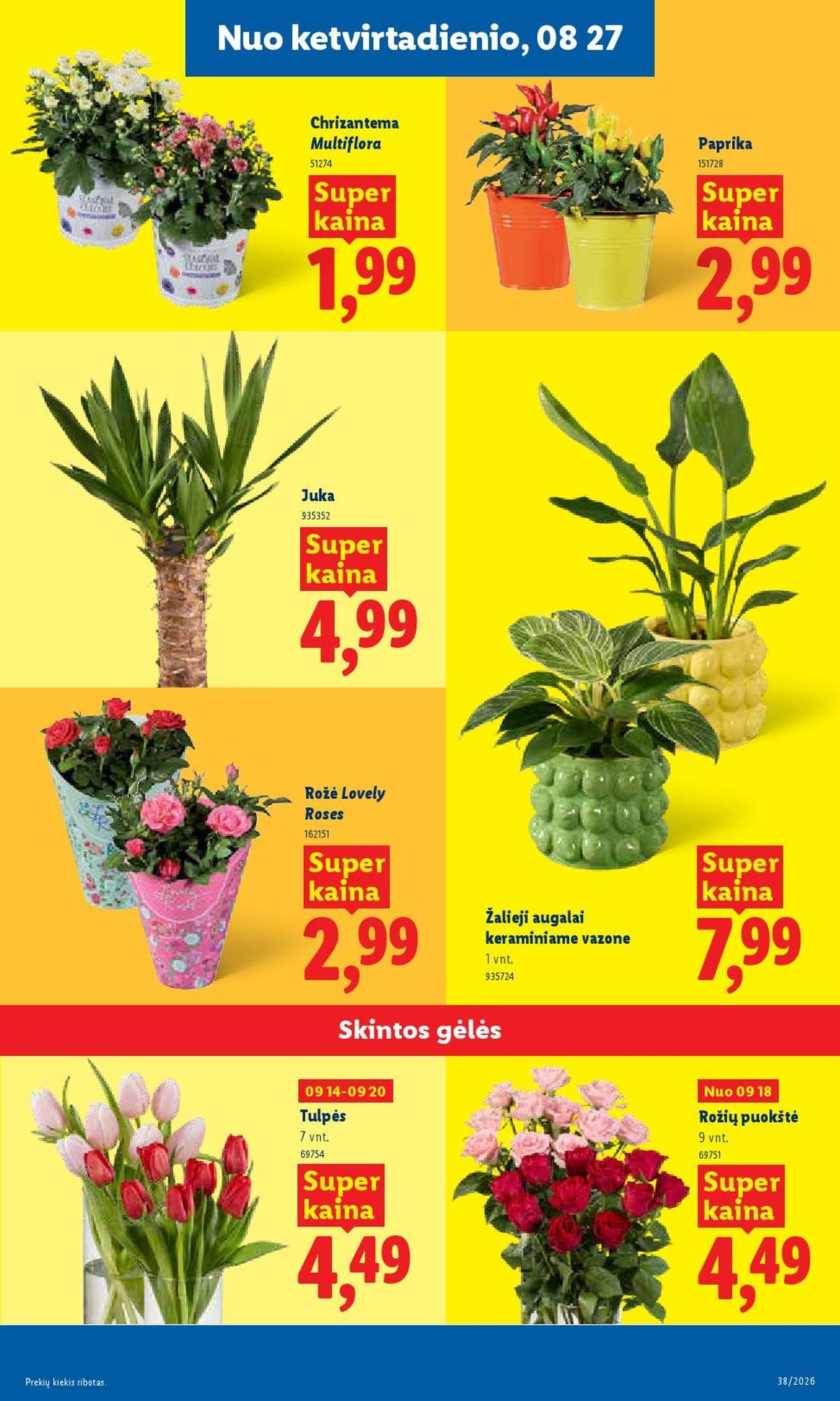 LIDL - Maisto prekių pasiūlymai (2026 09 14 - 2026 09 20)