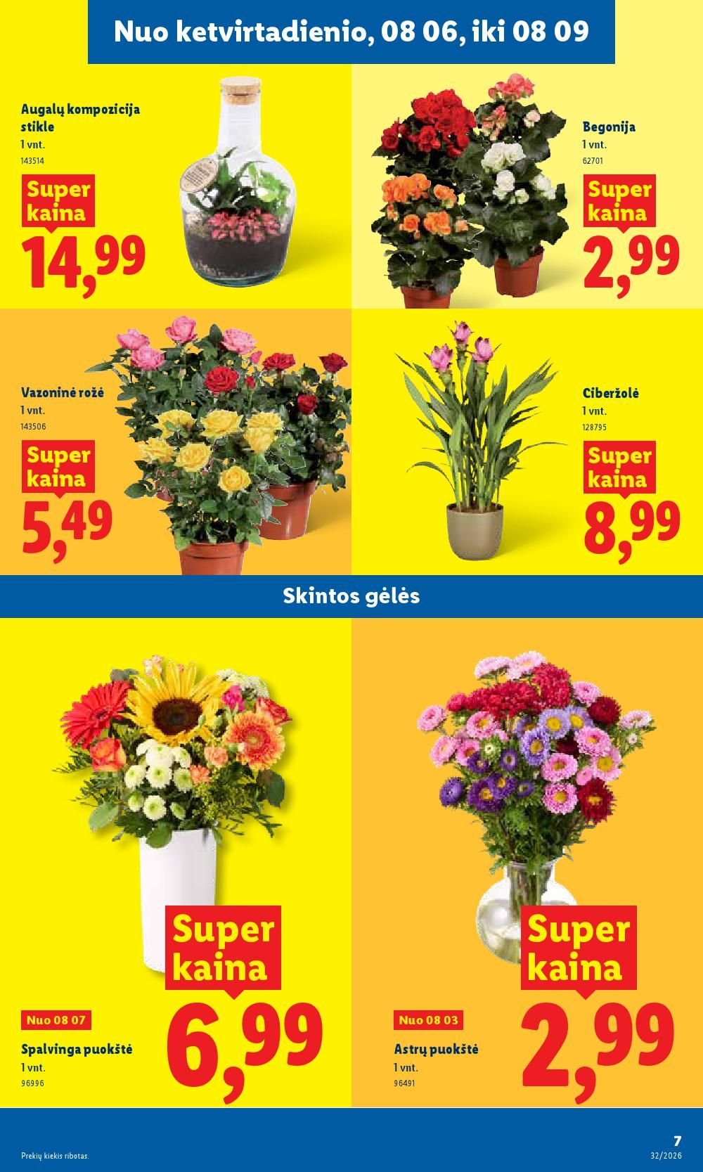 LIDL - Maisto prekių pasiūlymai (2026 08 03 - 2026 08 09)