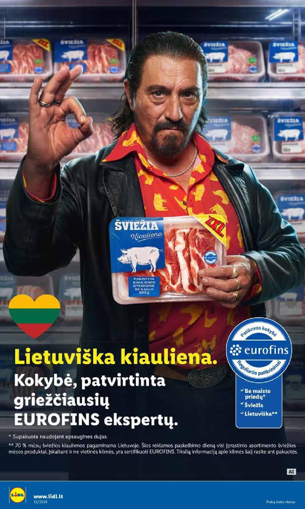 LIDL - Maisto prekių pasiūlymai (2026 08 03 - 2026 08 09)