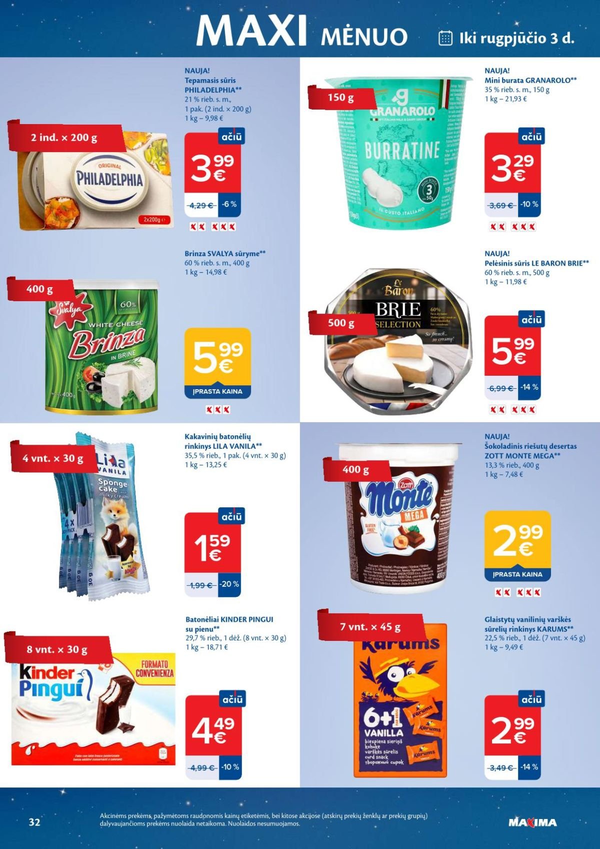 MAXIMA - Kaininis leidinys Nr.31 (2026 07 28 - 2026 08 03)