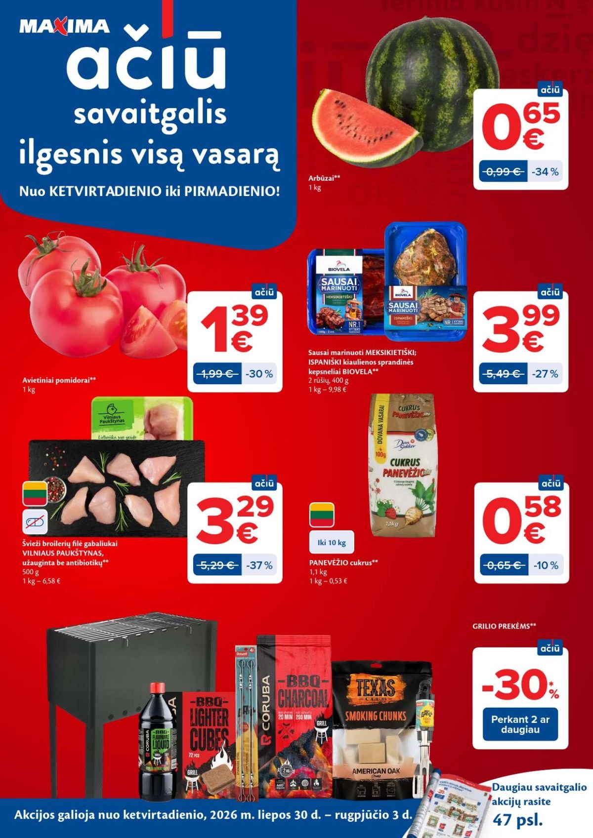 MAXIMA - Kaininis leidinys Nr.31 (2026 07 28 - 2026 08 03)