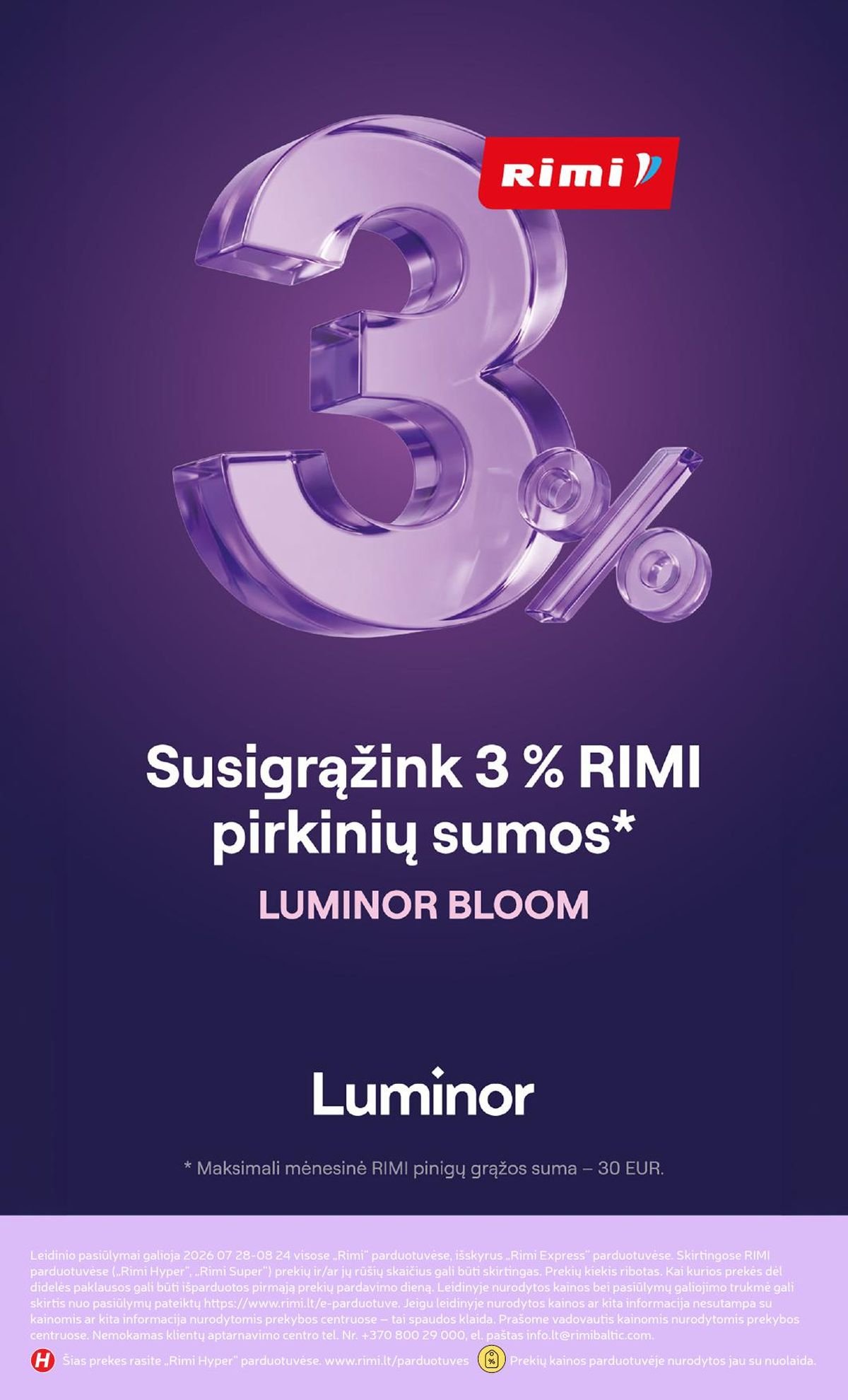 RIMI - GROŽIO prekių katalogas (2026 07 28 - 2026 08 24)