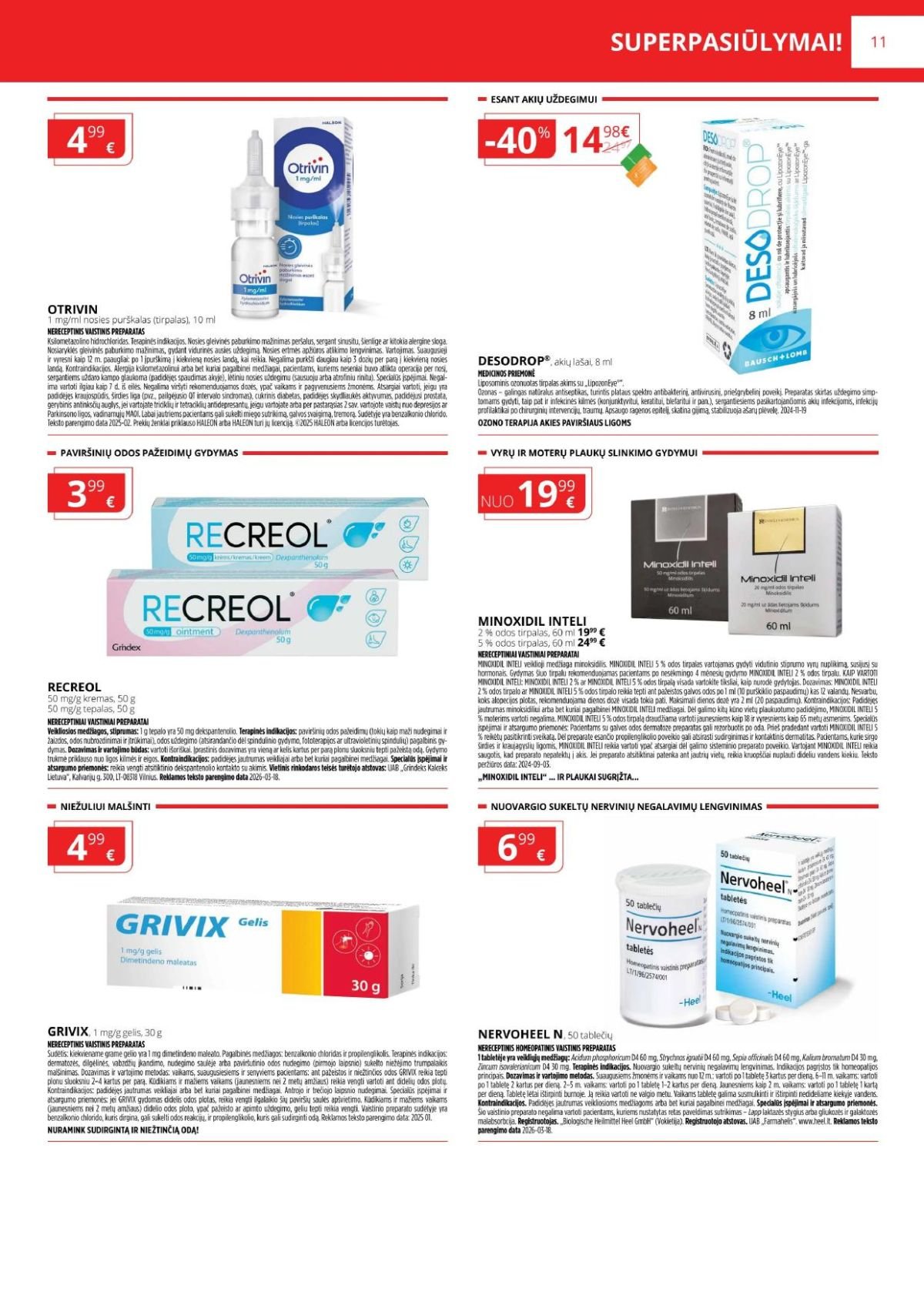 GINTARINĖ VAISTINĖ (2026 04 01 - 2026 04 30)