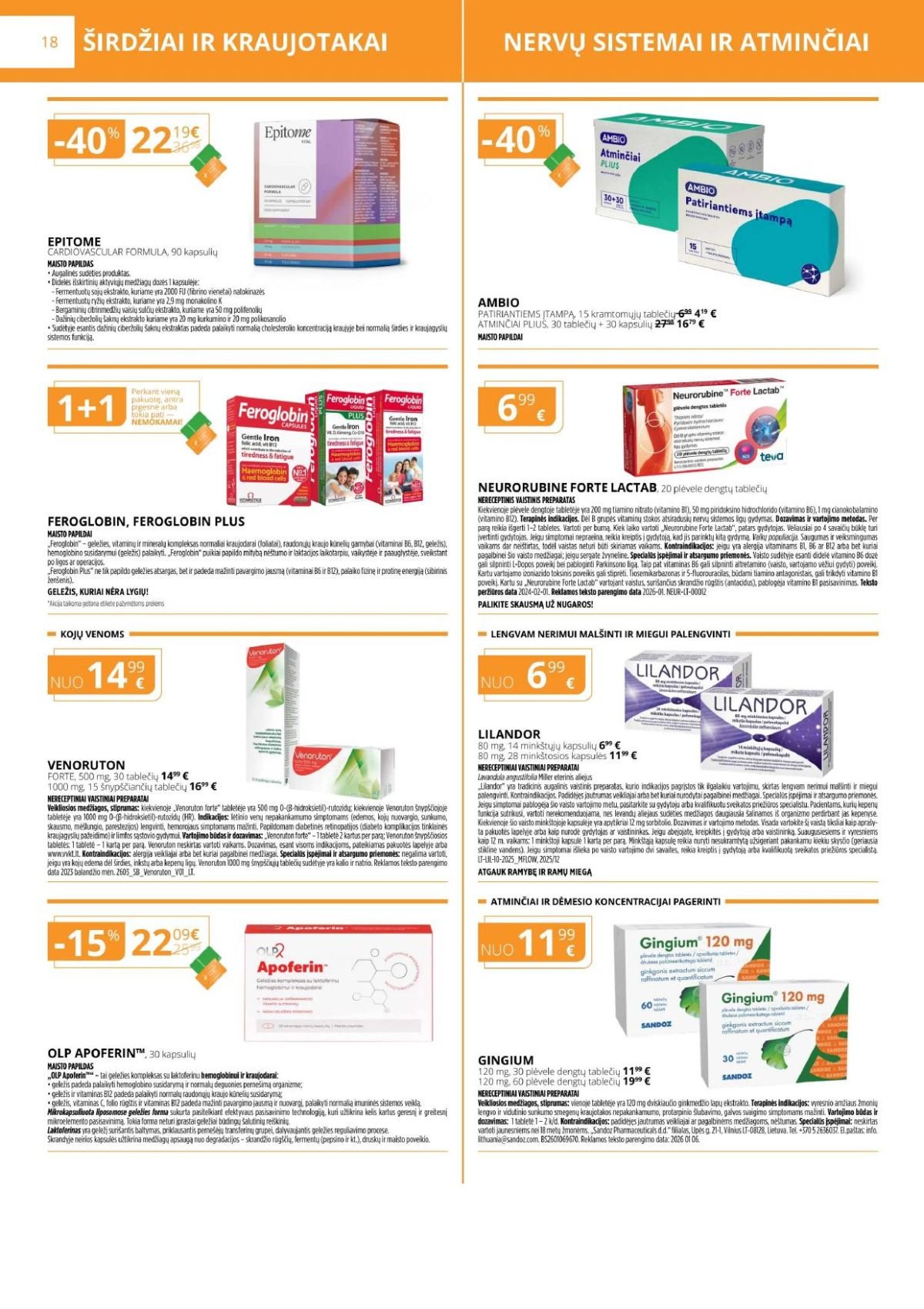 GINTARINĖ VAISTINĖ (2026 04 01 - 2026 04 30)