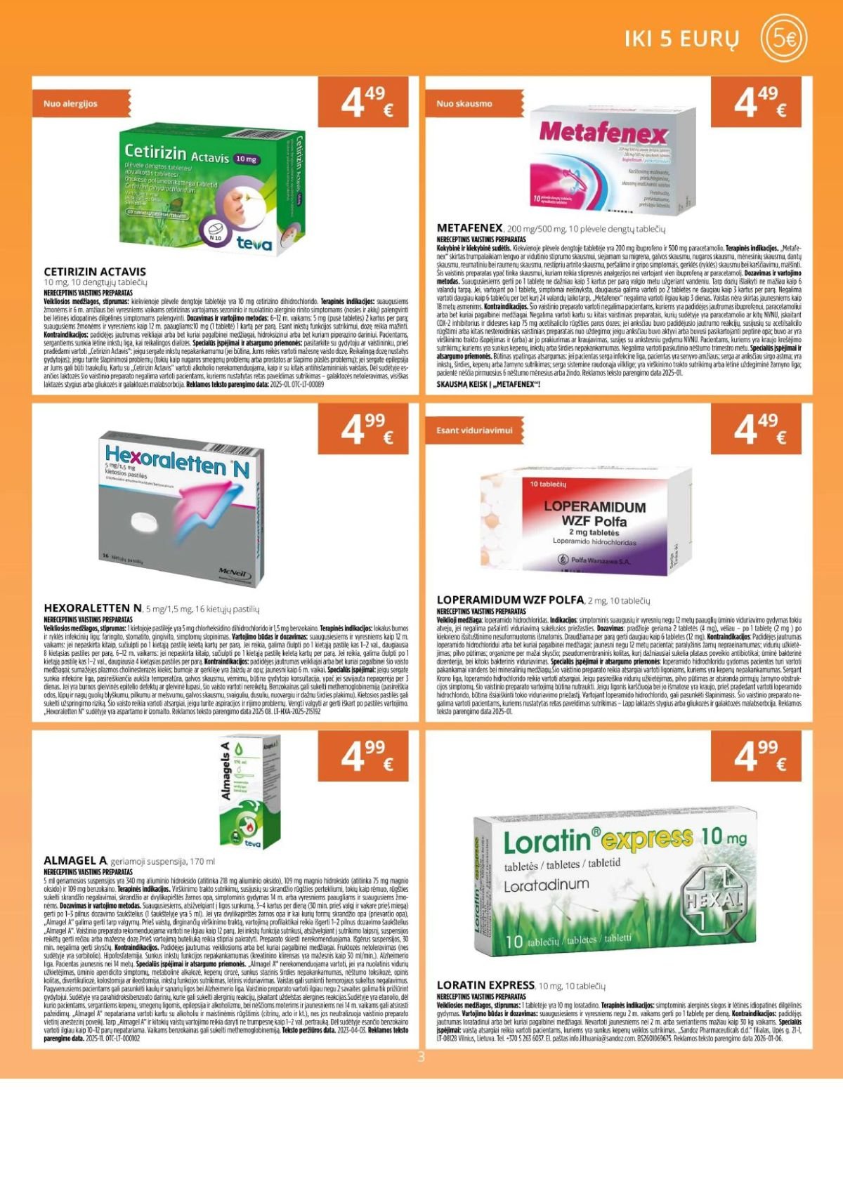 GINTARINĖ VAISTINĖ (2026 04 01 - 2026 04 30)