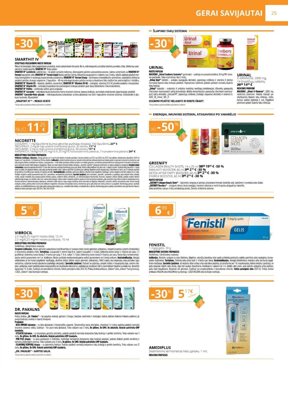 GINTARINĖ VAISTINĖ (2026 04 01 - 2026 04 30)