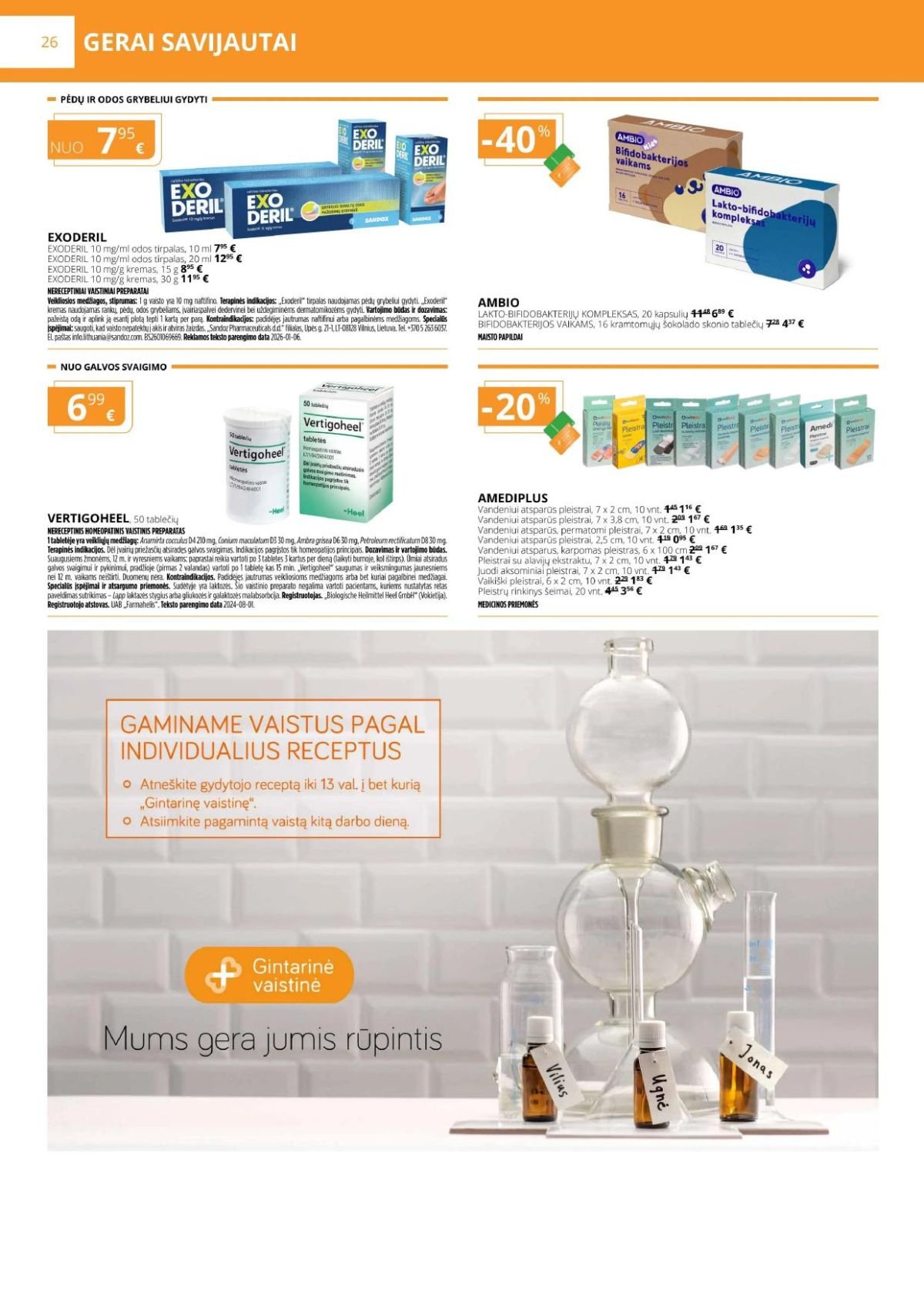 GINTARINĖ VAISTINĖ (2026 04 01 - 2026 04 30)