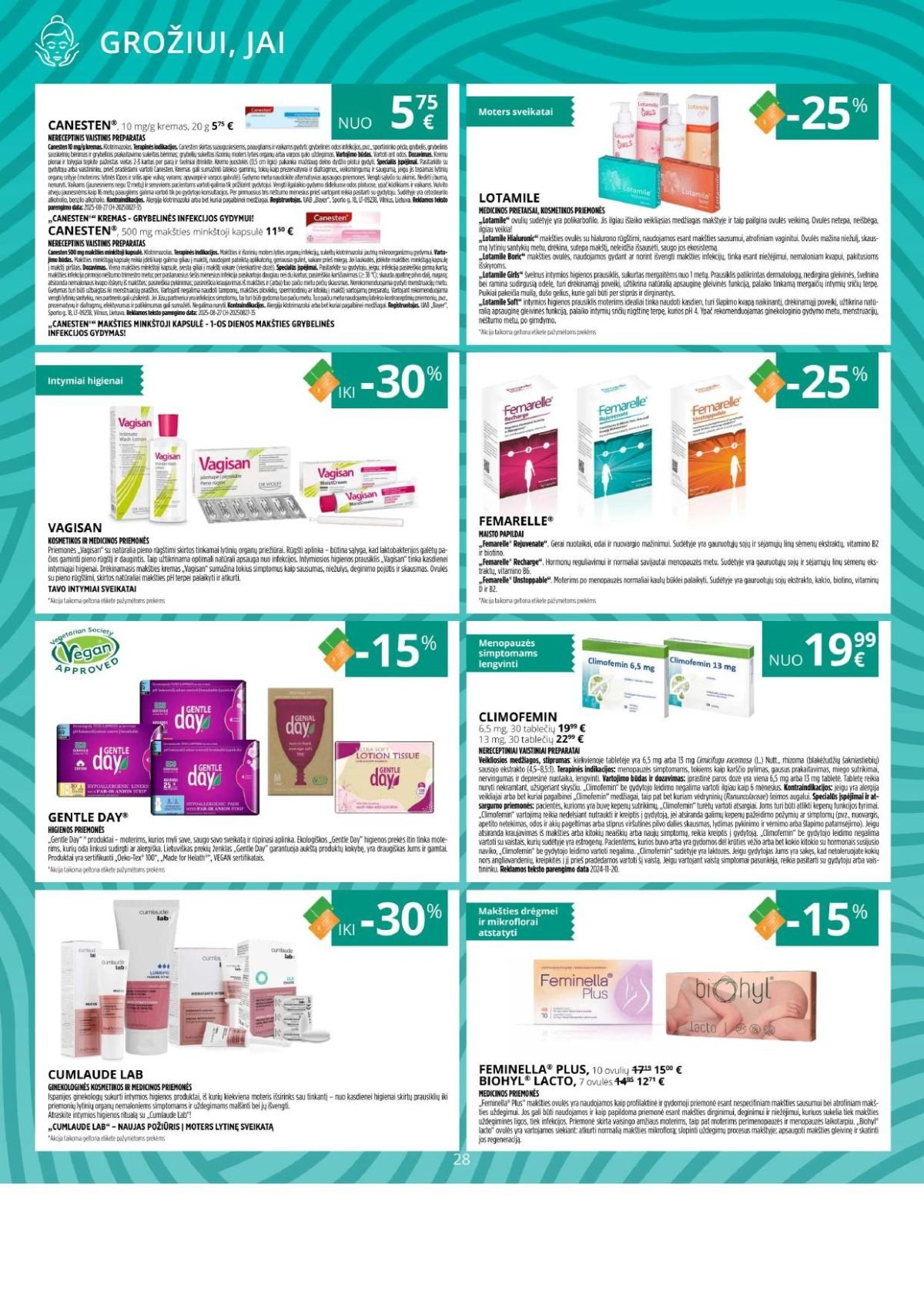 GINTARINĖ VAISTINĖ (2026 04 01 - 2026 04 30)