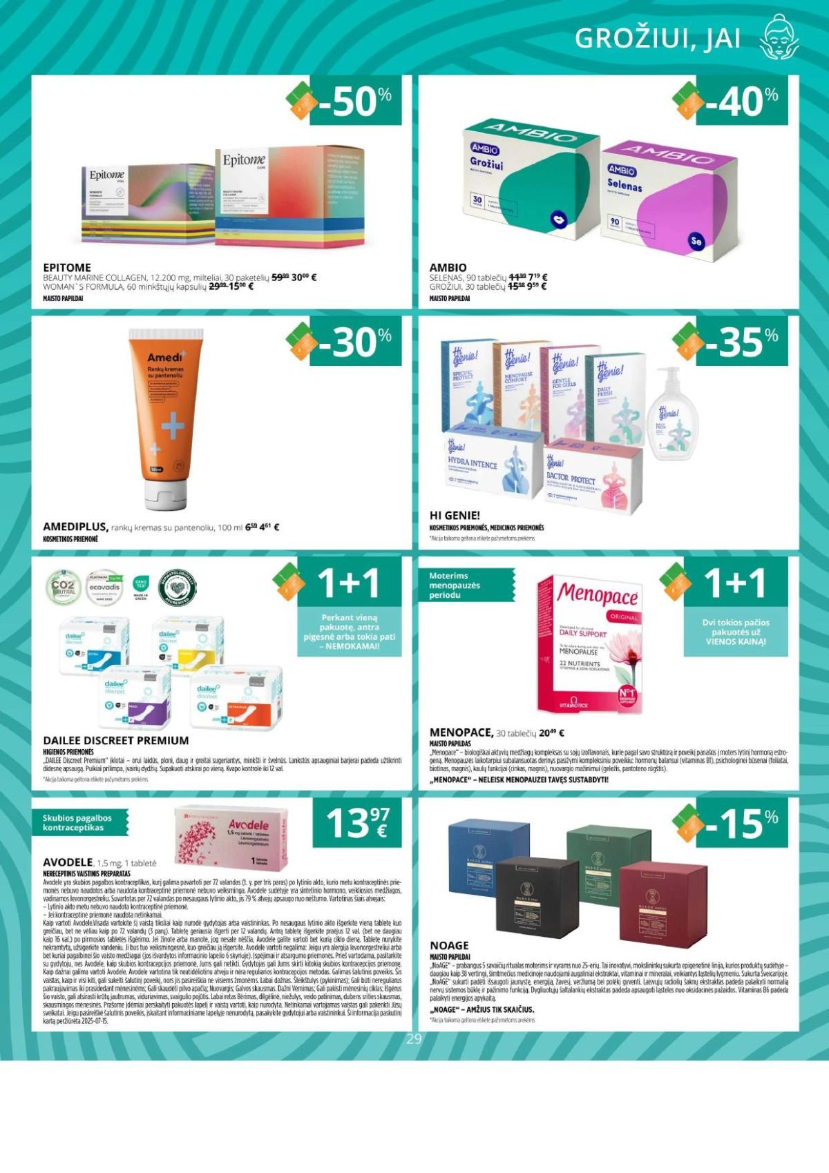 GINTARINĖ VAISTINĖ (2026 04 01 - 2026 04 30)