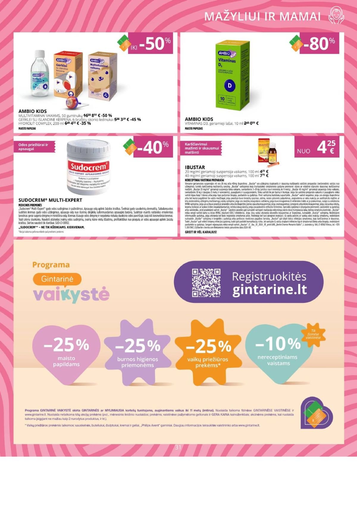 GINTARINĖ VAISTINĖ (2026 04 01 - 2026 04 30)