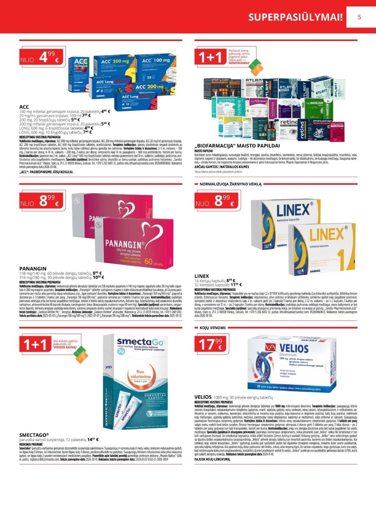 GINTARINĖ VAISTINĖ (2026 04 01 - 2026 04 30)