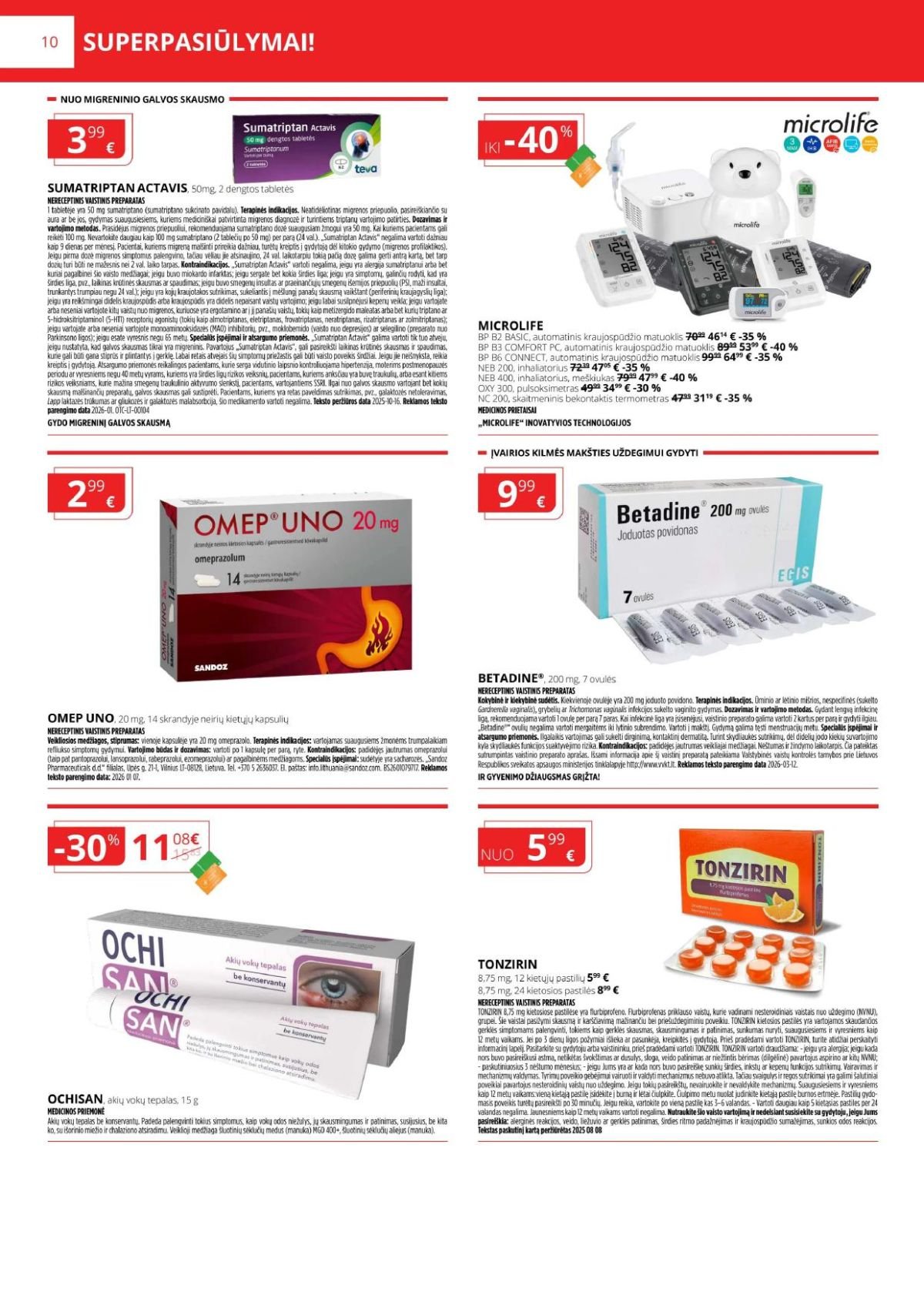 GINTARINĖ VAISTINĖ (2026 04 01 - 2026 04 30)