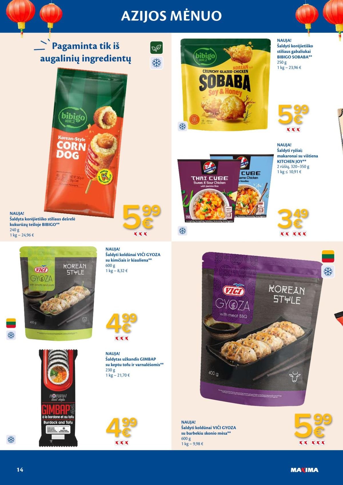 MAXIMA - Azijos mėnuo (2026 04 07 - 2026 05 04)