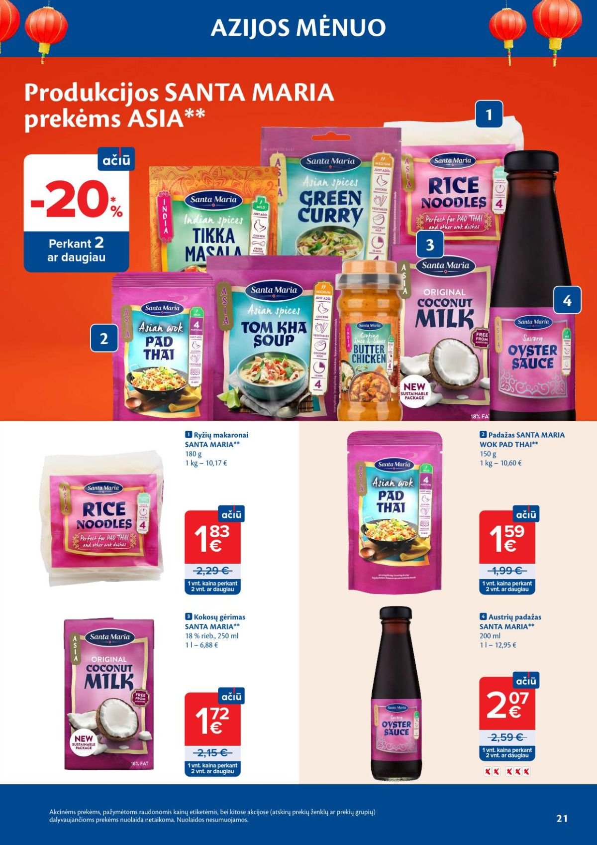 MAXIMA - Azijos mėnuo (2026 04 07 - 2026 05 04)