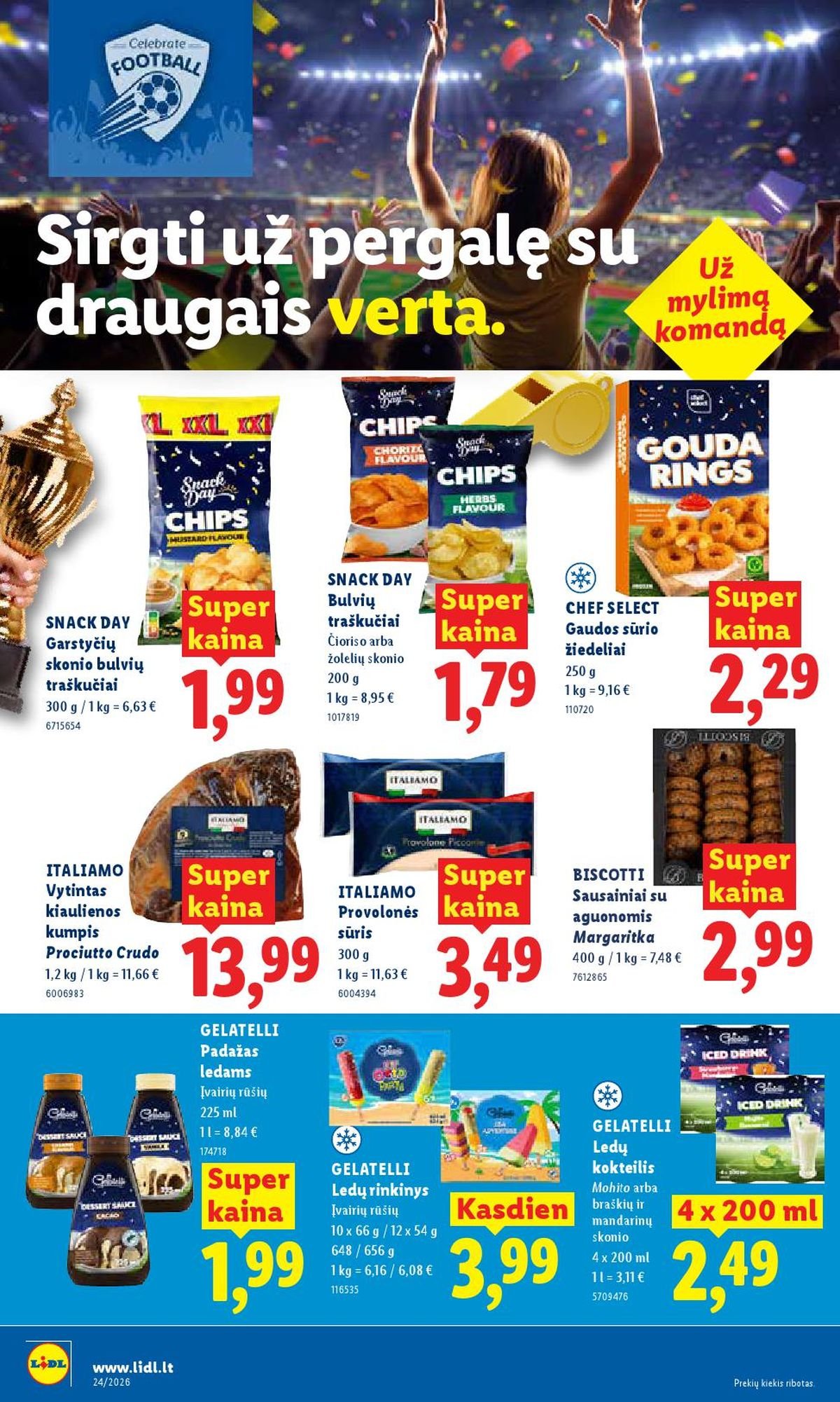 LIDL - Maisto prekių pasiūlymai (2026 06 08 - 2026 06 14)