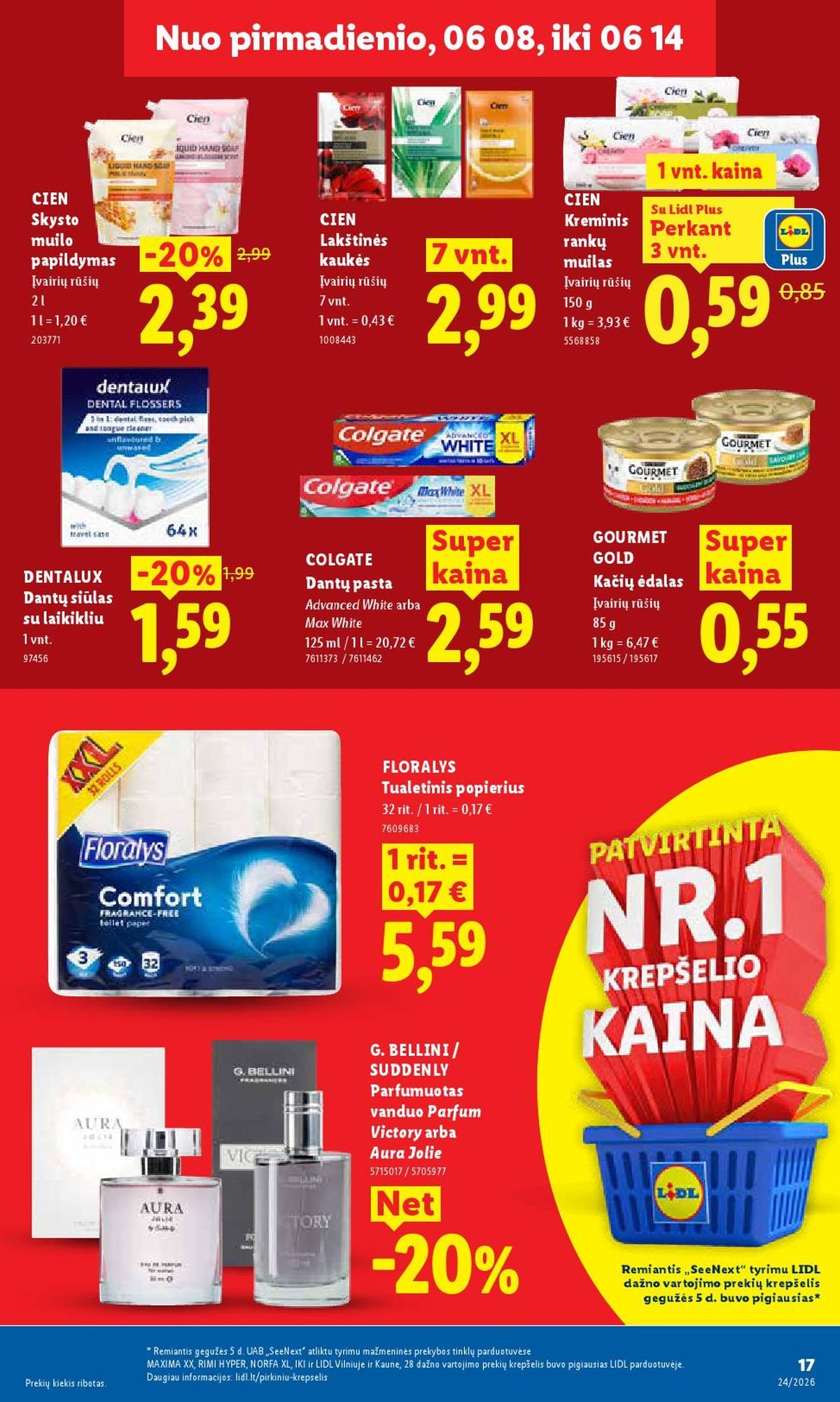 LIDL - Maisto prekių pasiūlymai (2026 06 08 - 2026 06 14)