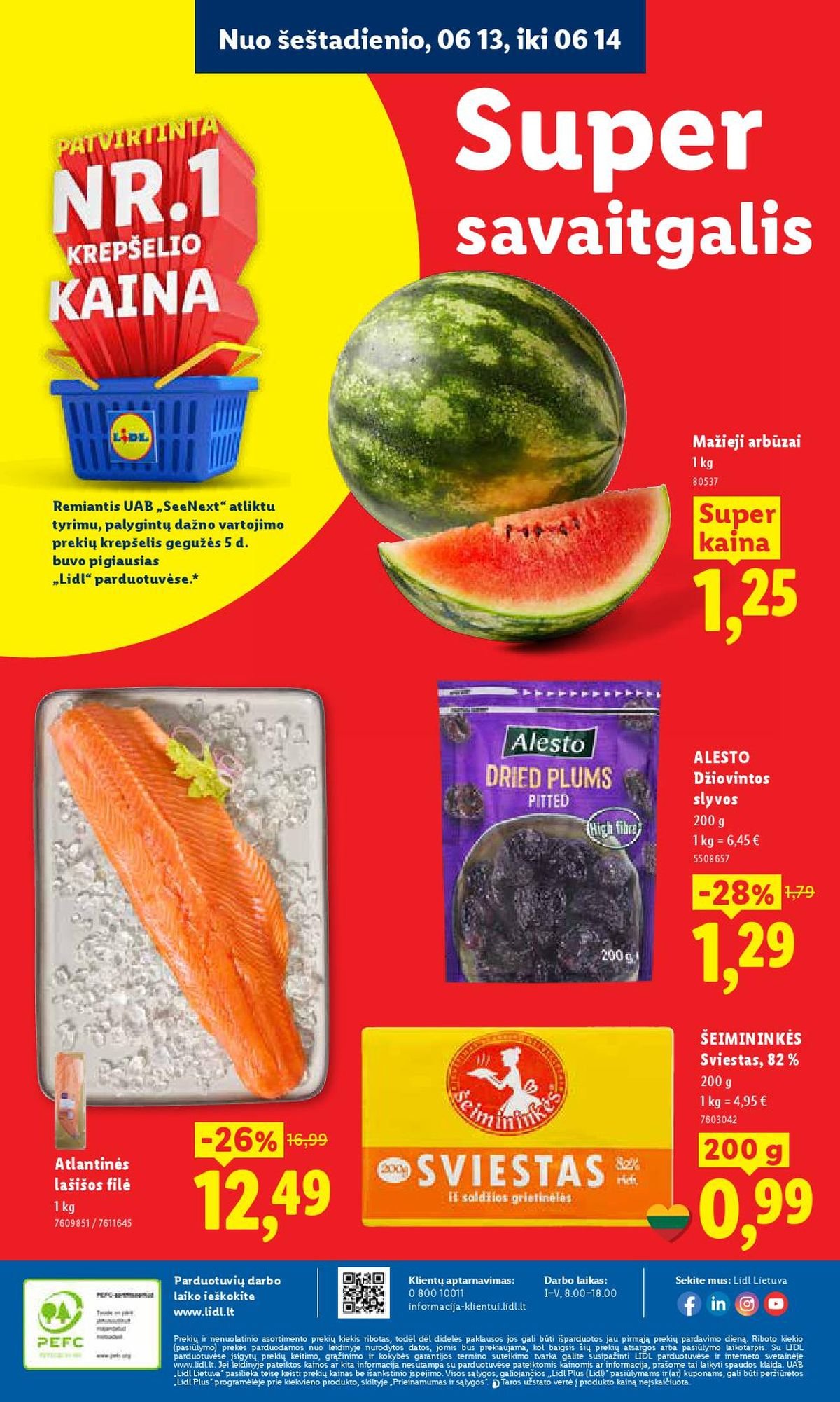 LIDL - Maisto prekių pasiūlymai (2026 06 08 - 2026 06 14)