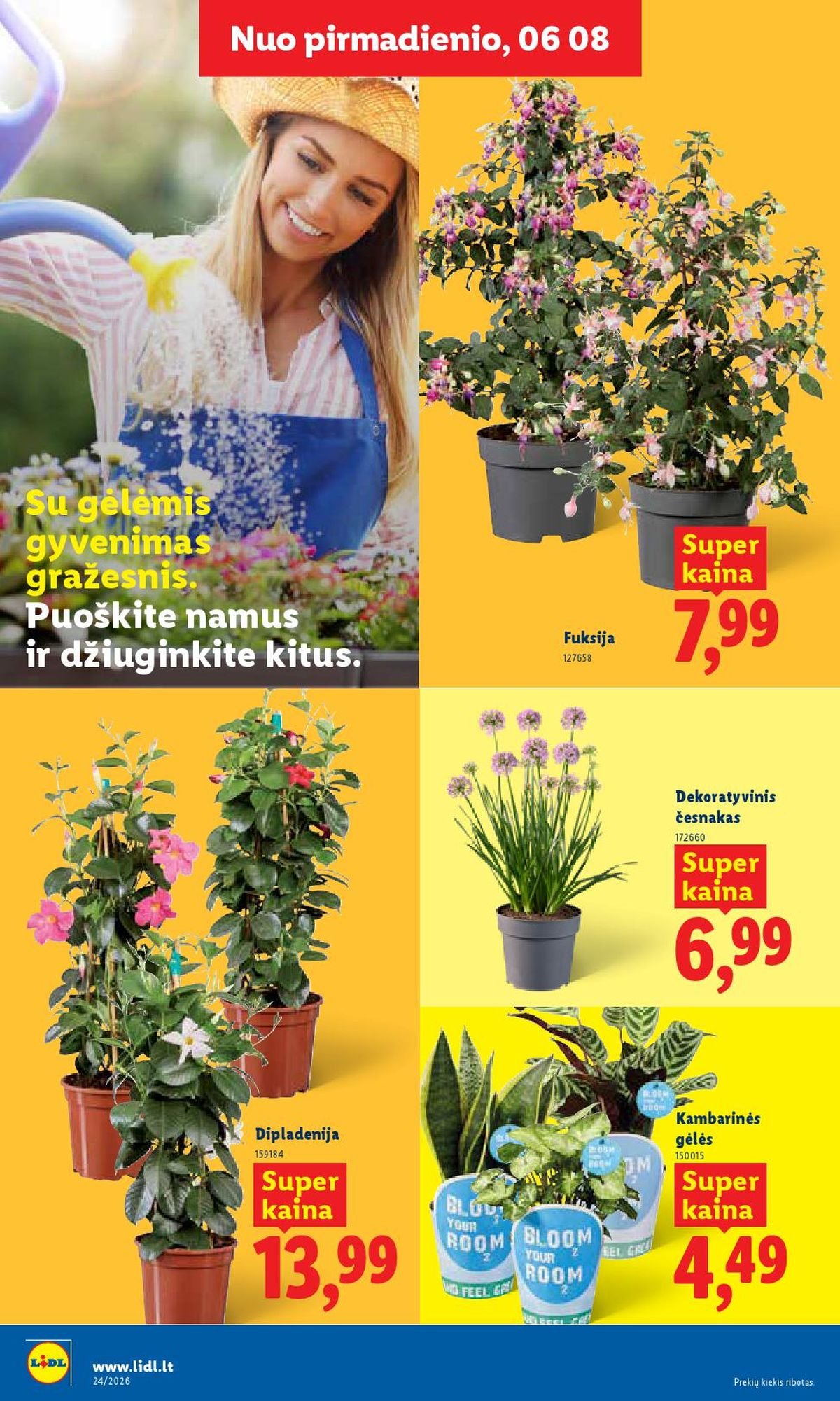LIDL - Maisto prekių pasiūlymai (2026 06 08 - 2026 06 14)