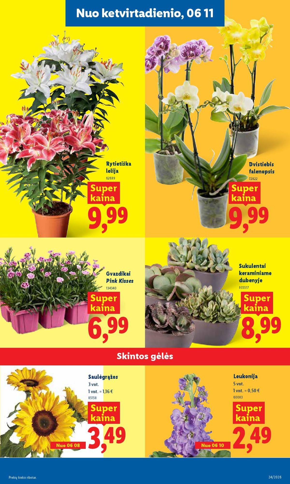 LIDL - Maisto prekių pasiūlymai (2026 06 08 - 2026 06 14)