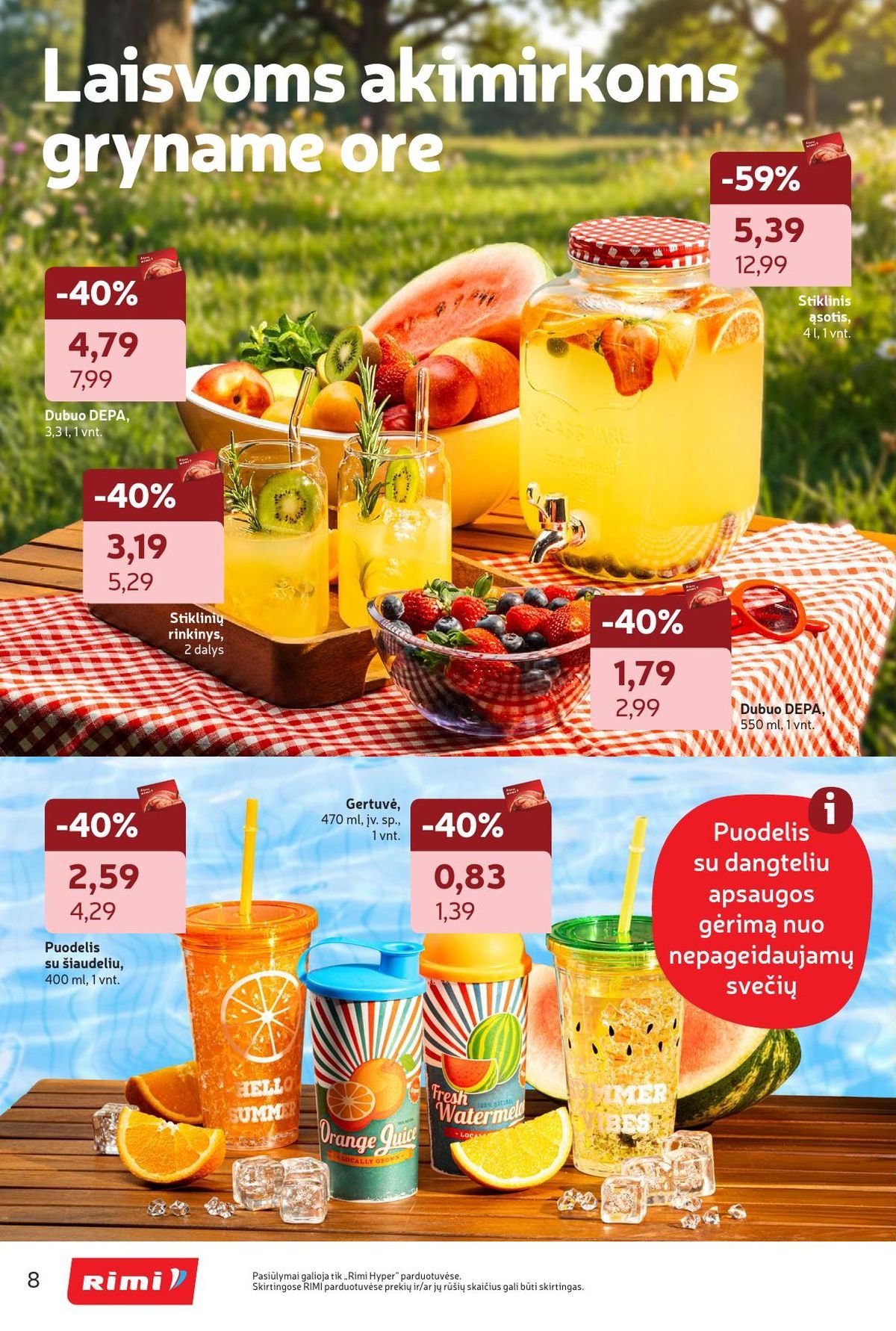 RIMI - Pasiruošk VASARAI! (2026 05 12 - 2026 06 29)