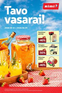 RIMI - Pasiruošk VASARAI! (2026 05 12 - 2026 06 29)