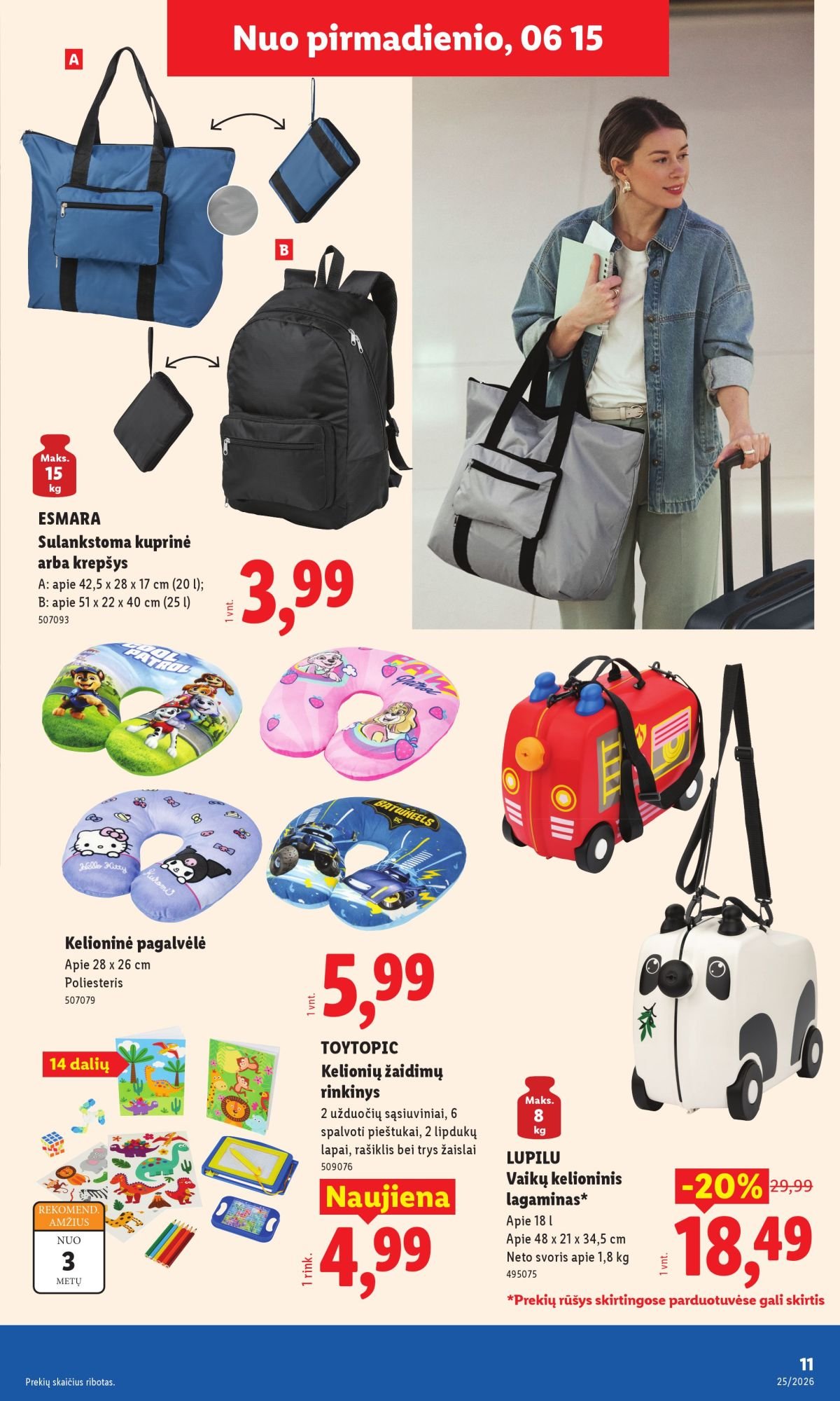 LIDL - Ne maisto prekių pasiūlymai (2026 06 15 - 2026 06 21)