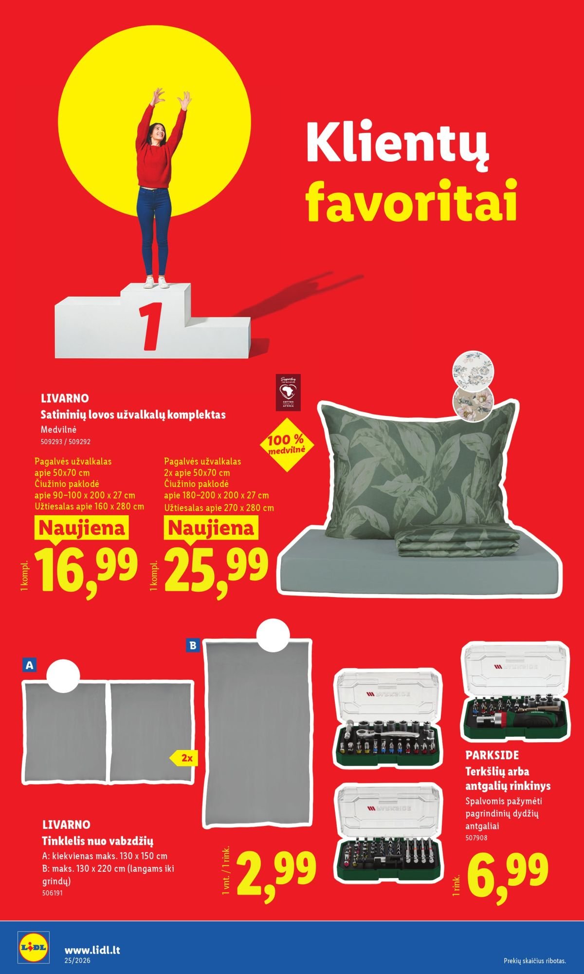 LIDL - Ne maisto prekių pasiūlymai (2026 06 15 - 2026 06 21)