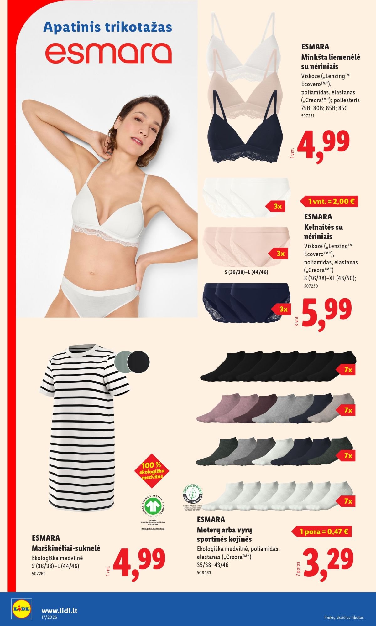 LIDL - Ne maisto prekių pasiūlymai (2026 04 20 - 2026 04 26)