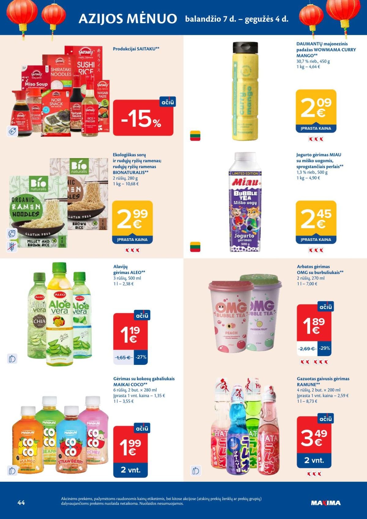 MAXIMA - Kaininis leidinys Nr.17 (2026 04 21 - 2026 04 27)