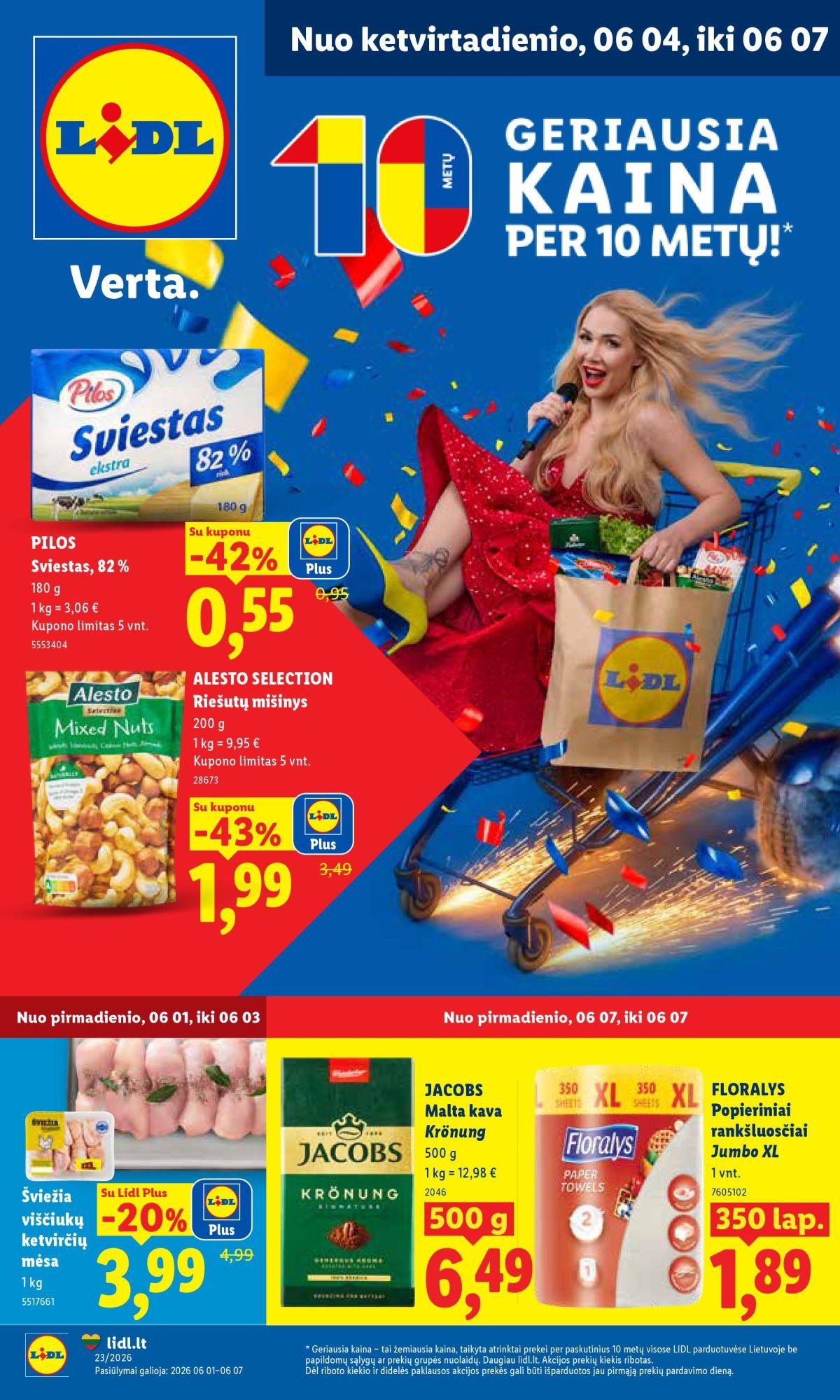 LIDL - Maisto prekių pasiūlymai (2026 06 01 - 2026 06 07)