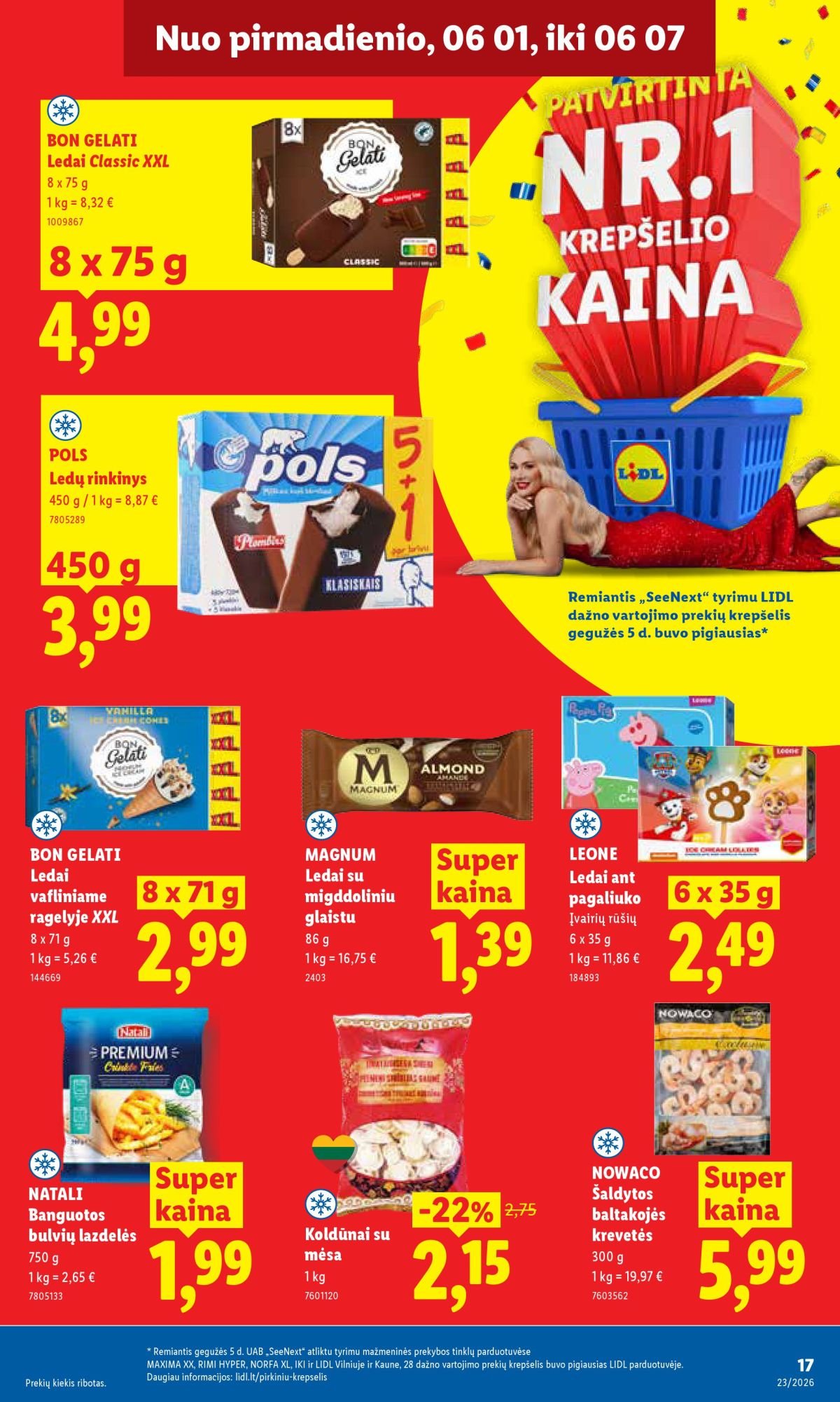 LIDL - Maisto prekių pasiūlymai (2026 06 01 - 2026 06 07)