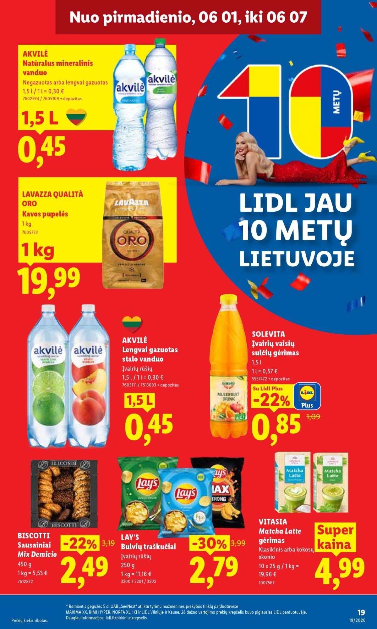 LIDL - Maisto prekių pasiūlymai (2026 06 01 - 2026 06 07)