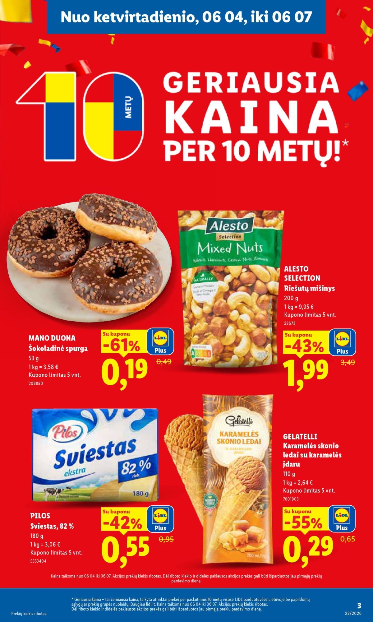 LIDL - Maisto prekių pasiūlymai (2026 06 01 - 2026 06 07)