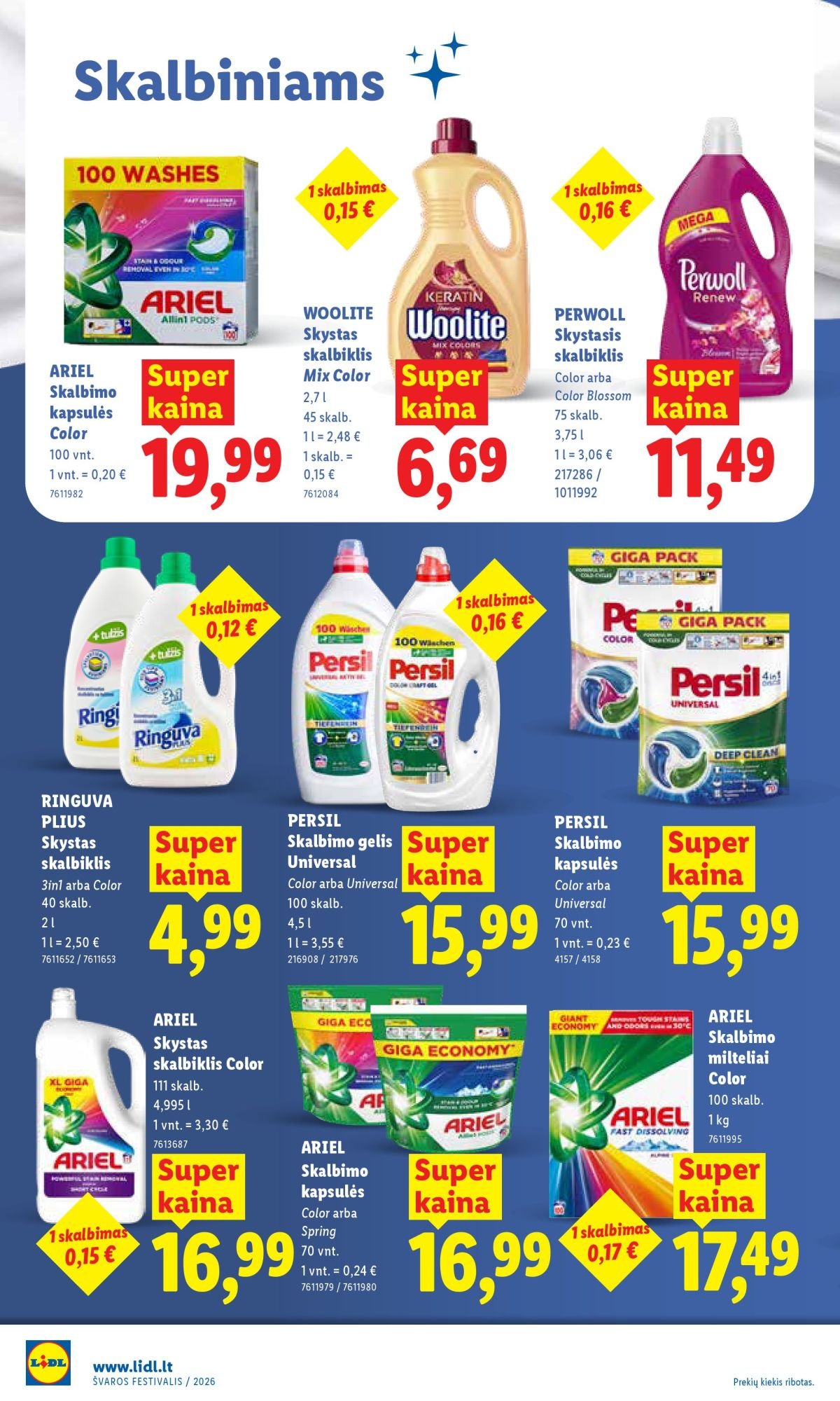 LIDL - Maisto prekių pasiūlymai (2026 06 01 - 2026 06 07)