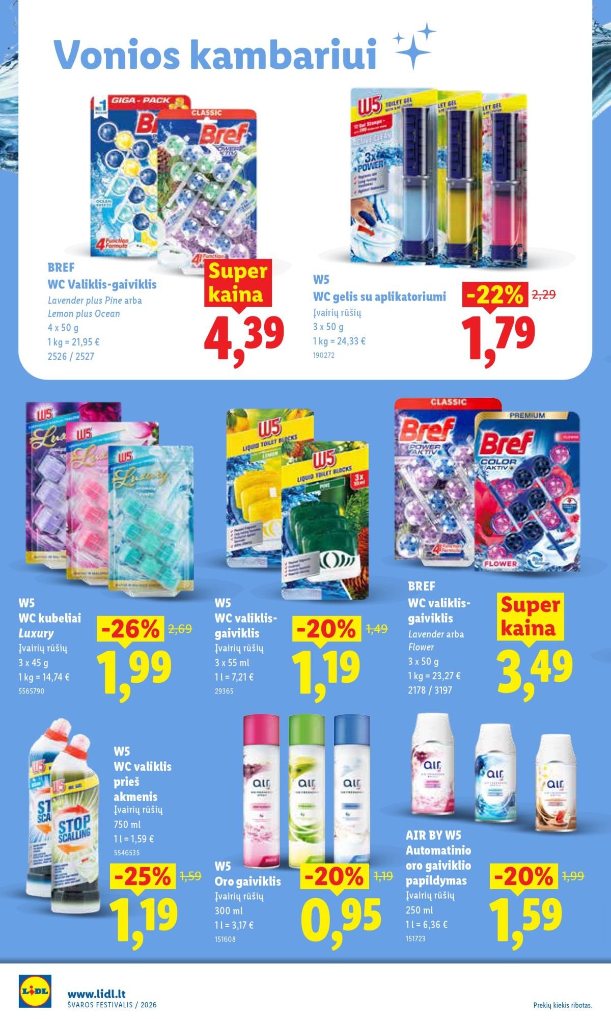 LIDL - Maisto prekių pasiūlymai (2026 06 01 - 2026 06 07)