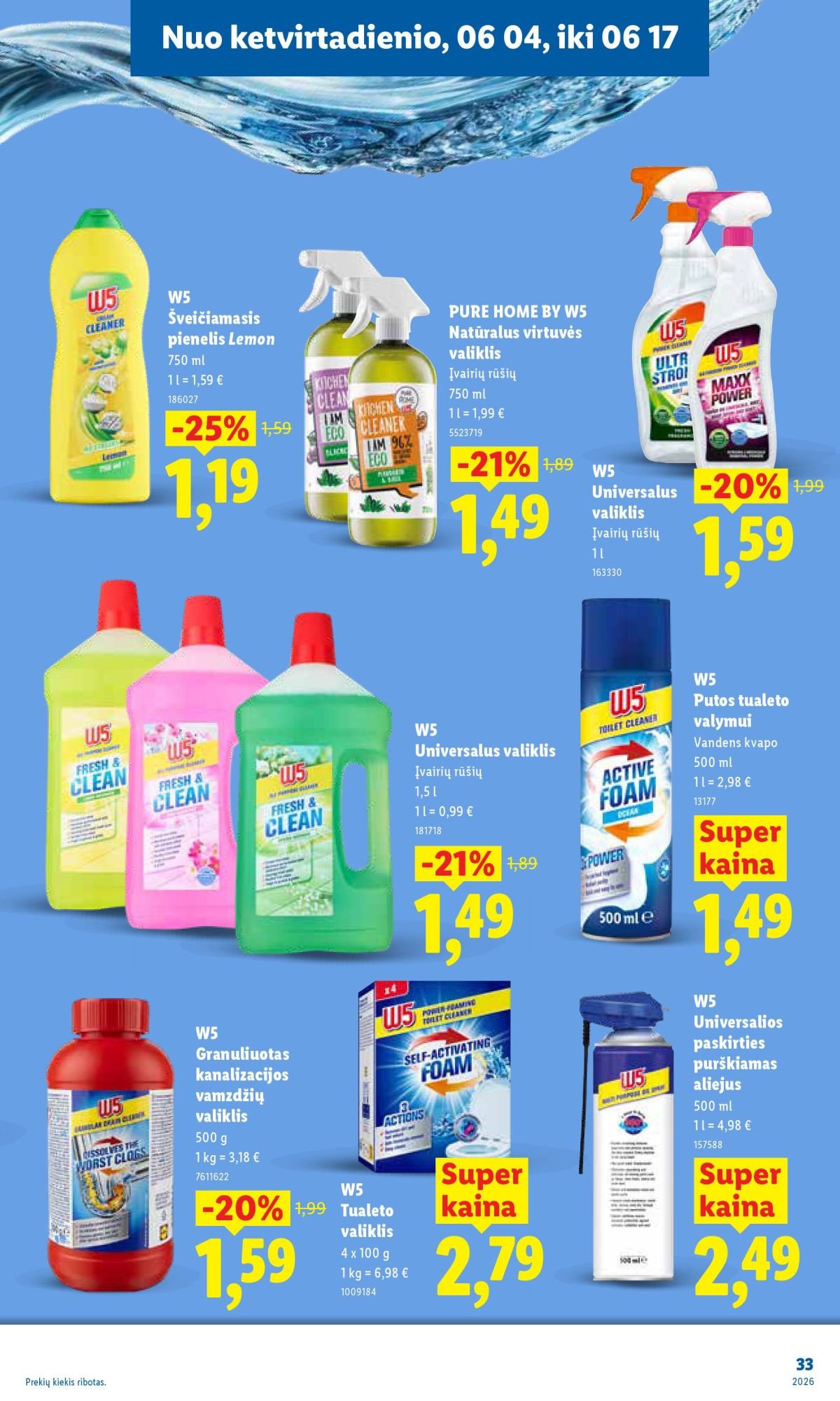 LIDL - Maisto prekių pasiūlymai (2026 06 01 - 2026 06 07)