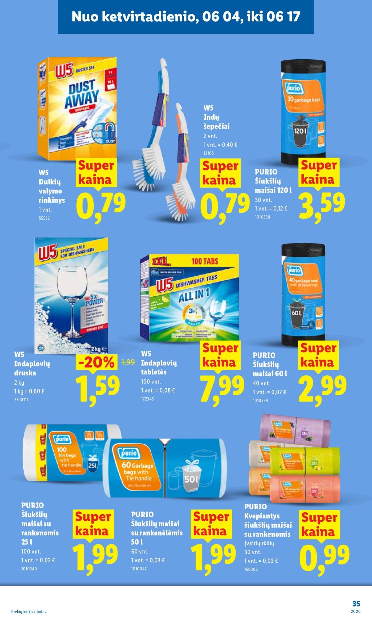 LIDL - Maisto prekių pasiūlymai (2026 06 01 - 2026 06 07)