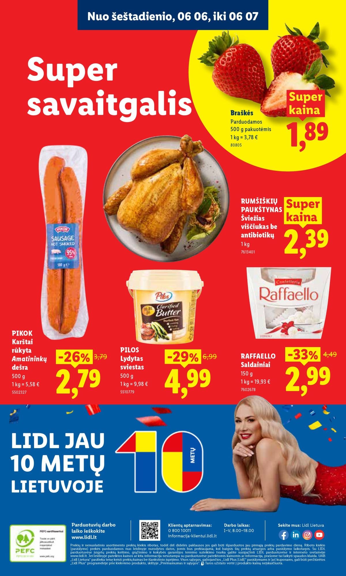 LIDL - Maisto prekių pasiūlymai (2026 06 01 - 2026 06 07)