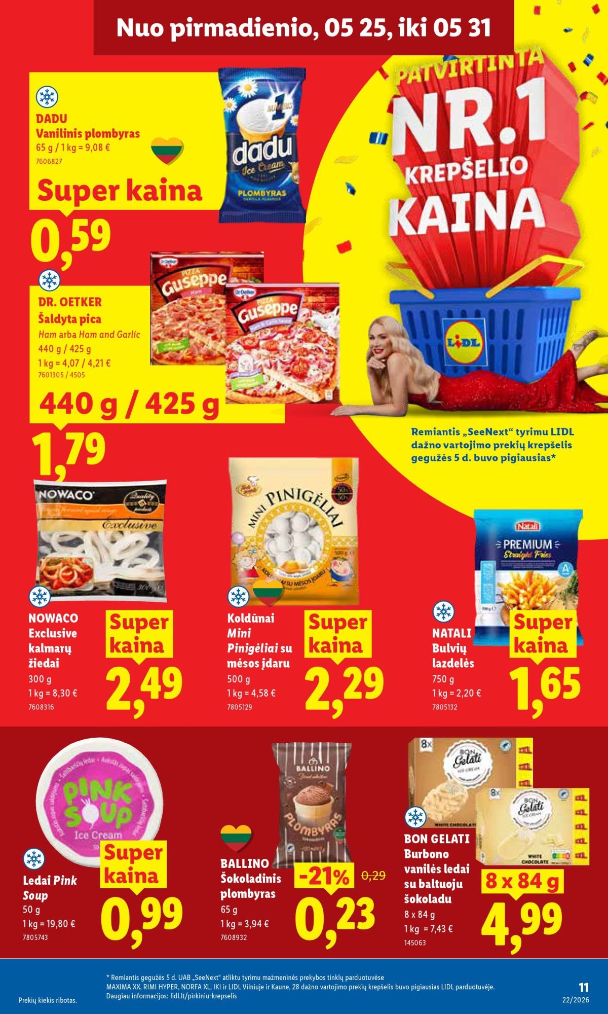 LIDL - Maisto prekių pasiūlymai (2026 05 25 - 2026 05 31)