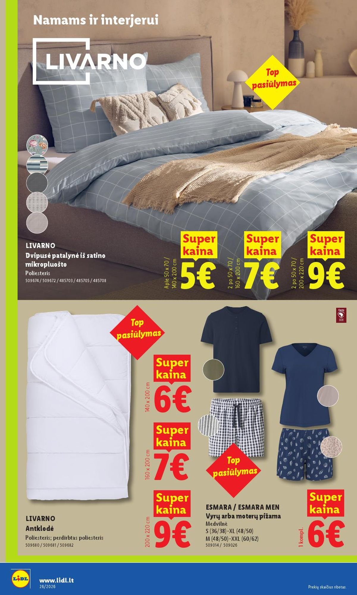 LIDL - Ne maisto prekių pasiūlymai (2026 06 22 - 2026 06 28)