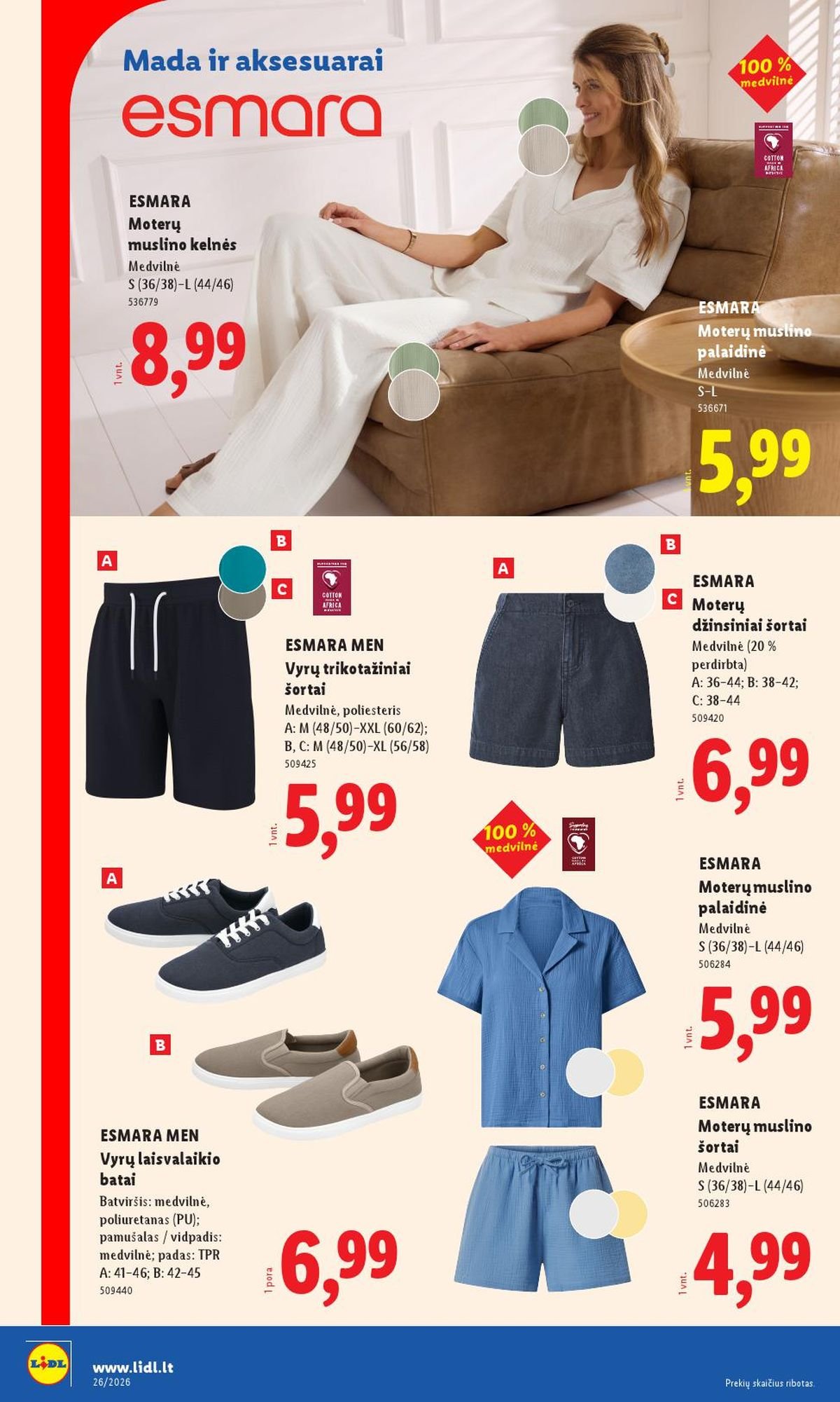 LIDL - Ne maisto prekių pasiūlymai (2026 06 22 - 2026 06 28)