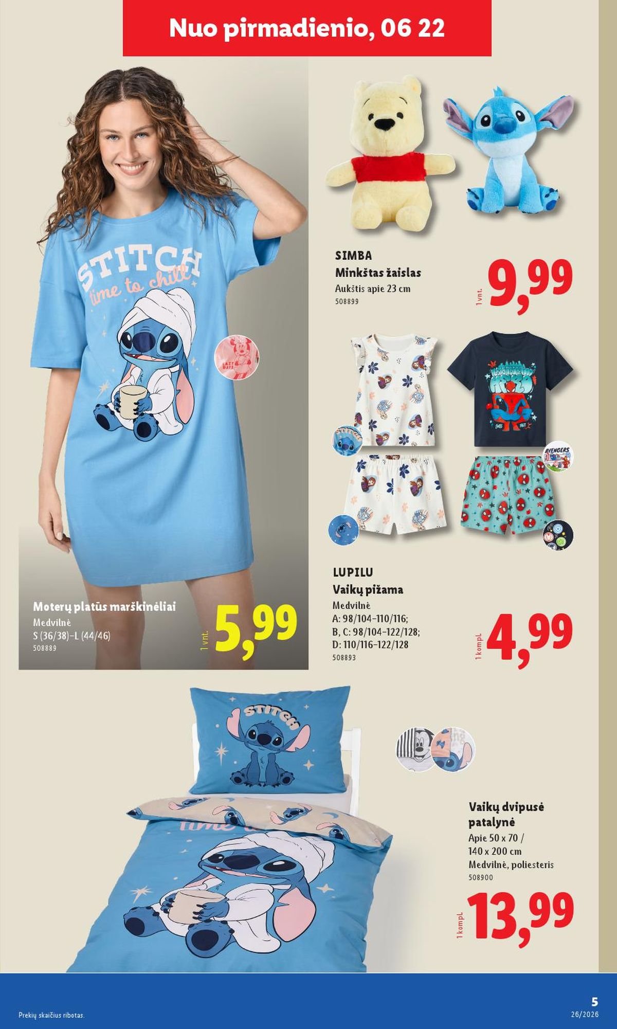 LIDL - Ne maisto prekių pasiūlymai (2026 06 22 - 2026 06 28)