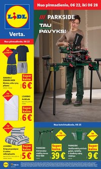 LIDL - Ne maisto prekių pasiūlymai (2026 06 22 - 2026 06 28)