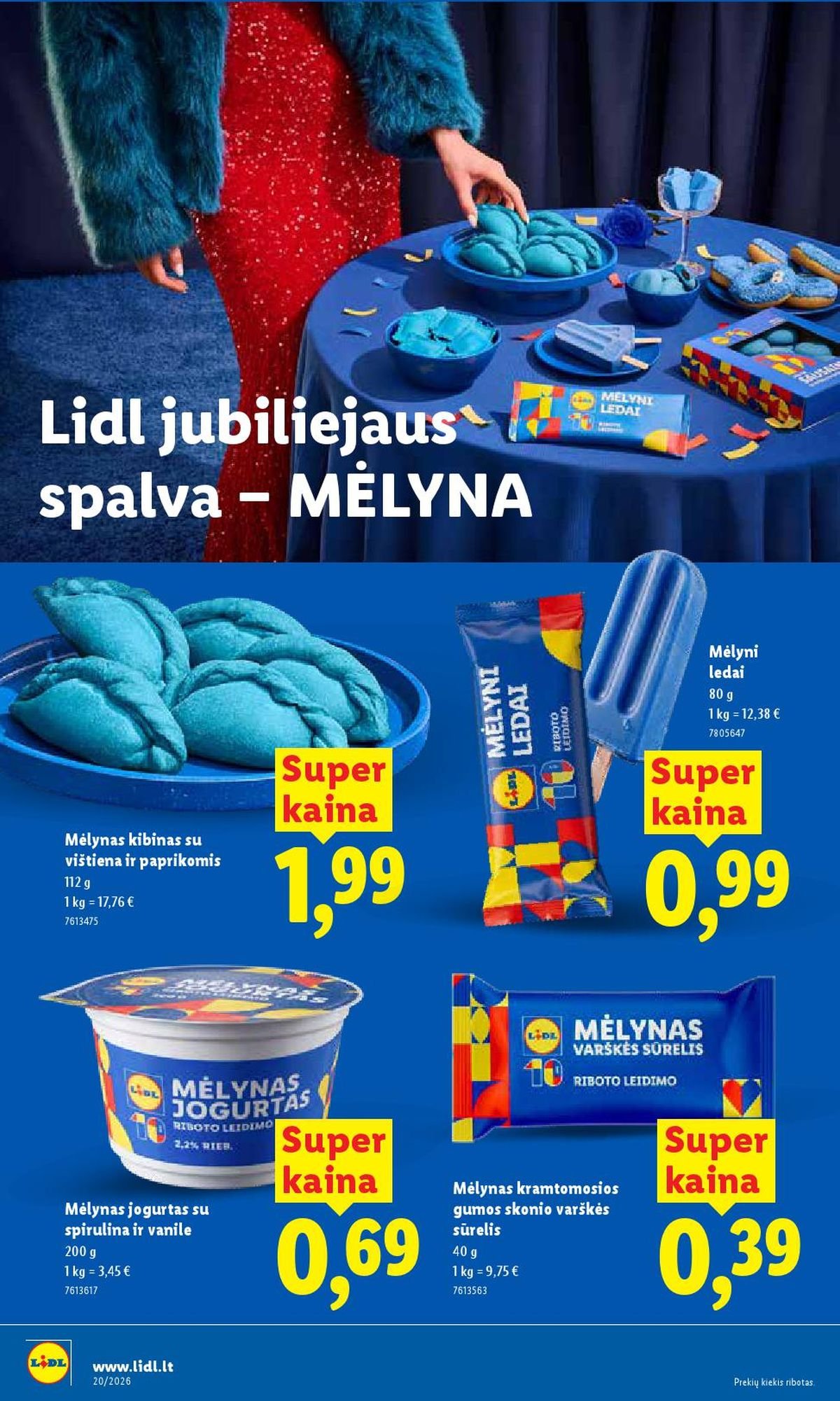 LIDL - Maisto prekių pasiūlymai (2026 05 11 - 2026 05 17)